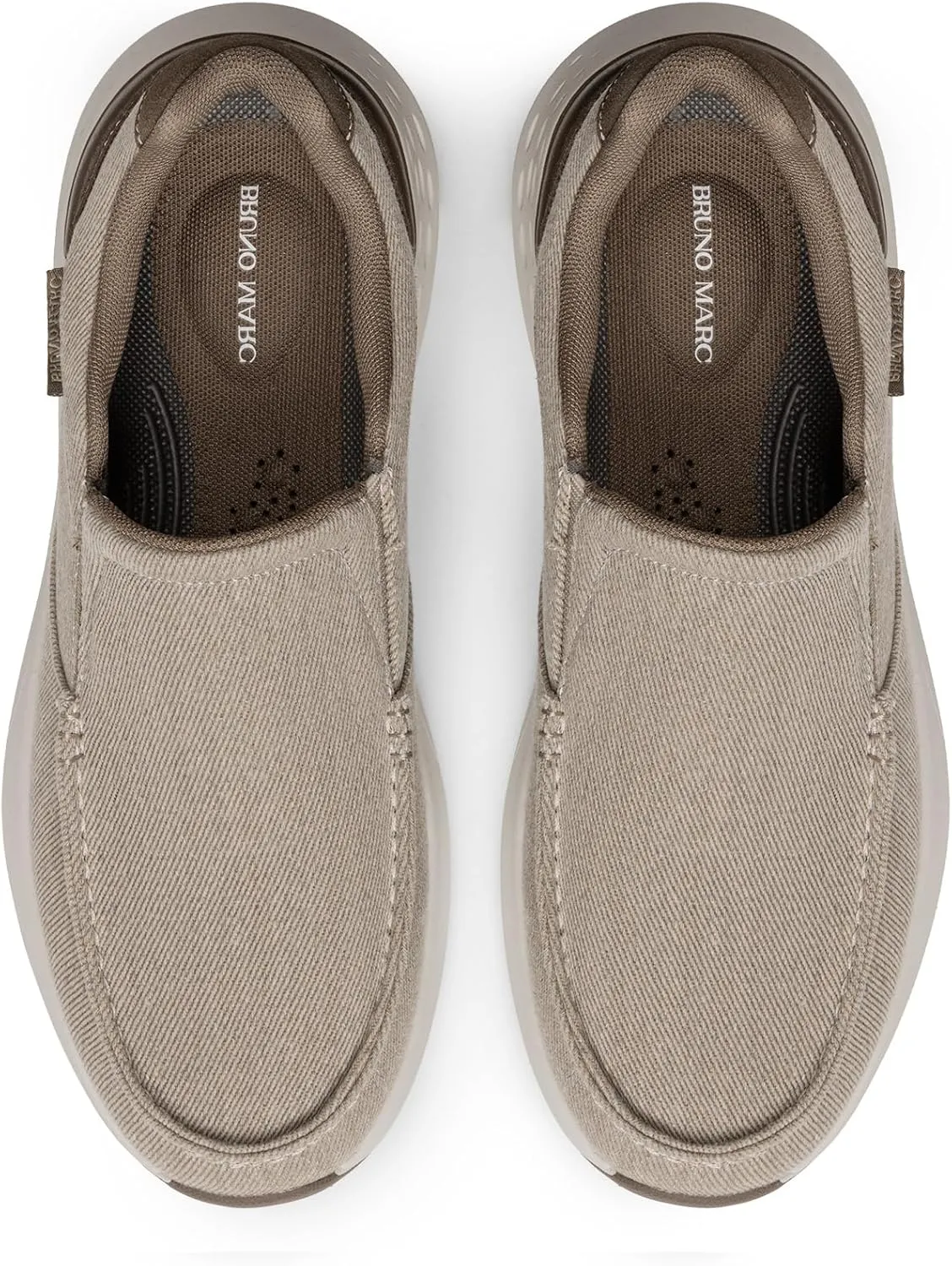 Bruno Marc Men's Loafers Slip-on Casual Walking Shoes Comfortable Canvas Sneakers