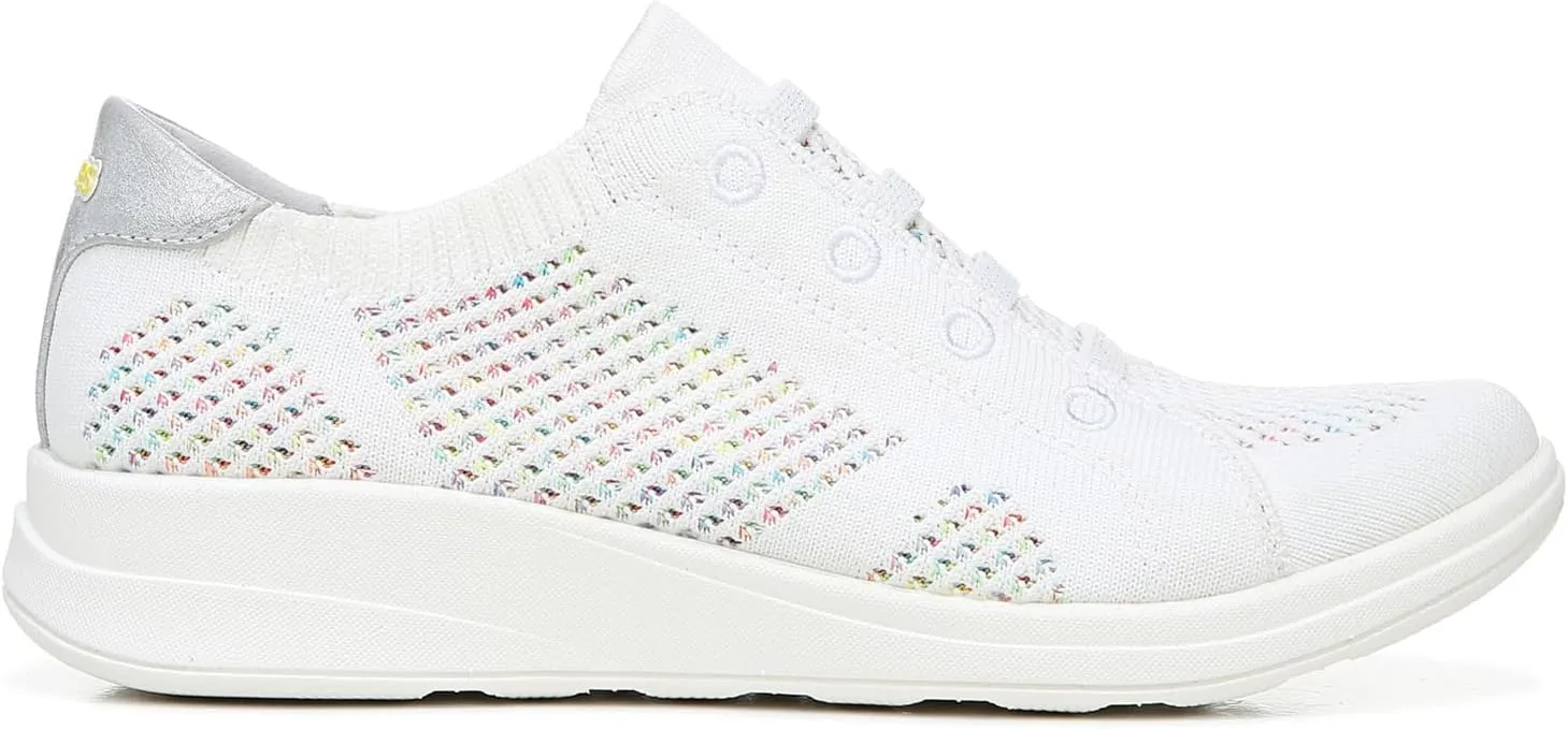 Bzees Womens Golden Knit Slip-On Sneaker