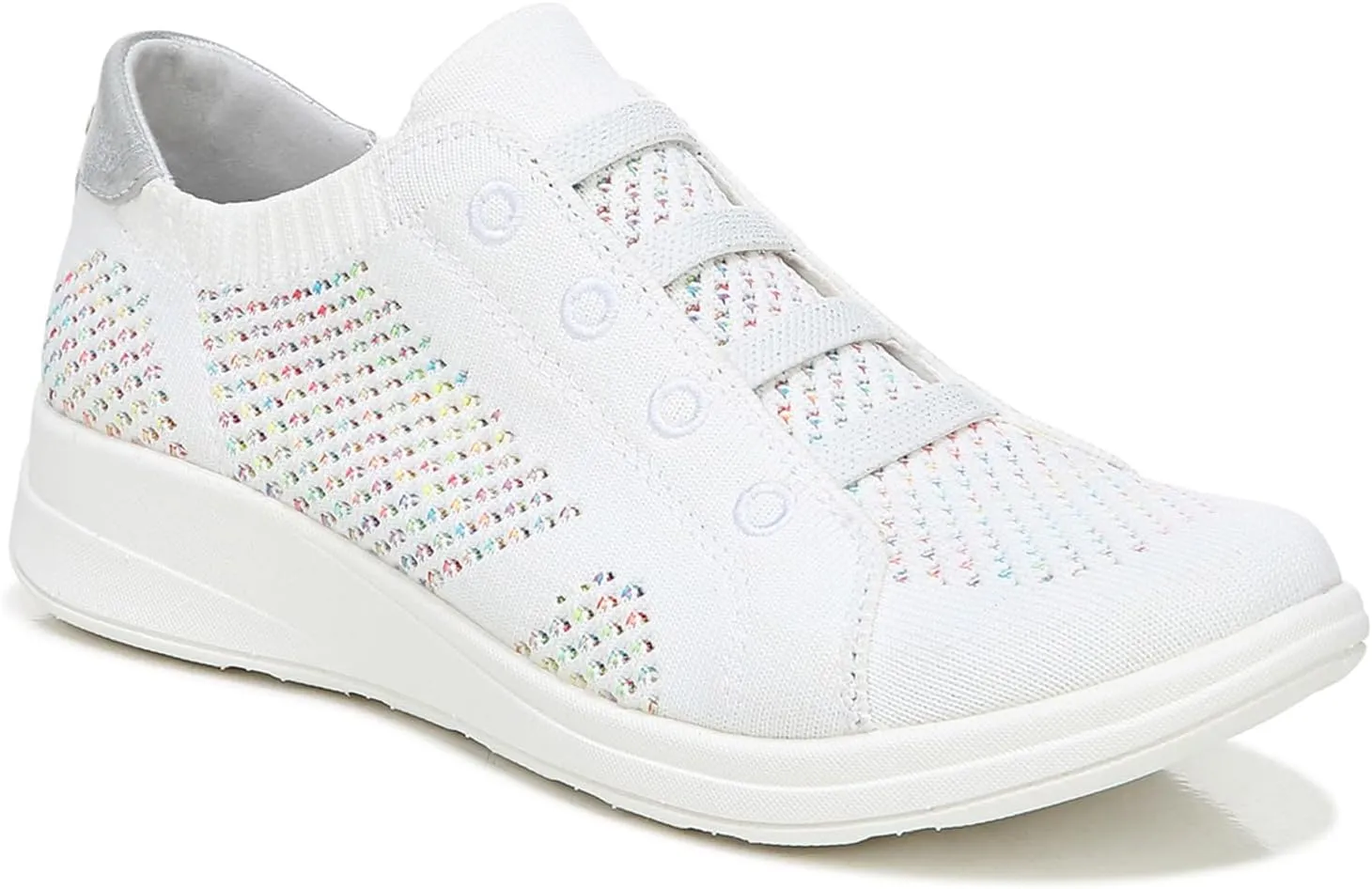 Bzees Womens Golden Knit Slip-On Sneaker