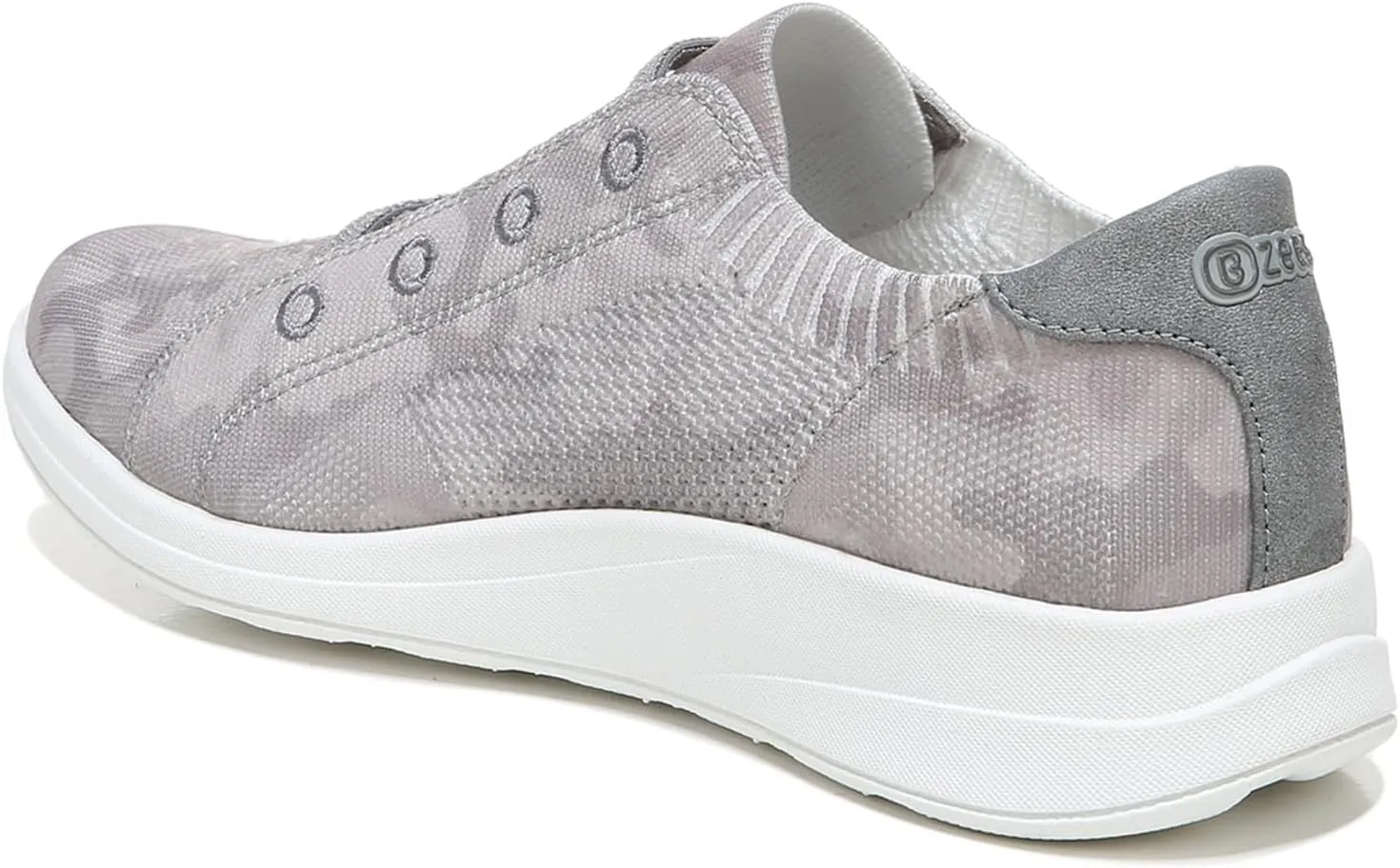 Bzees Womens Golden Knit Slip-On Sneaker