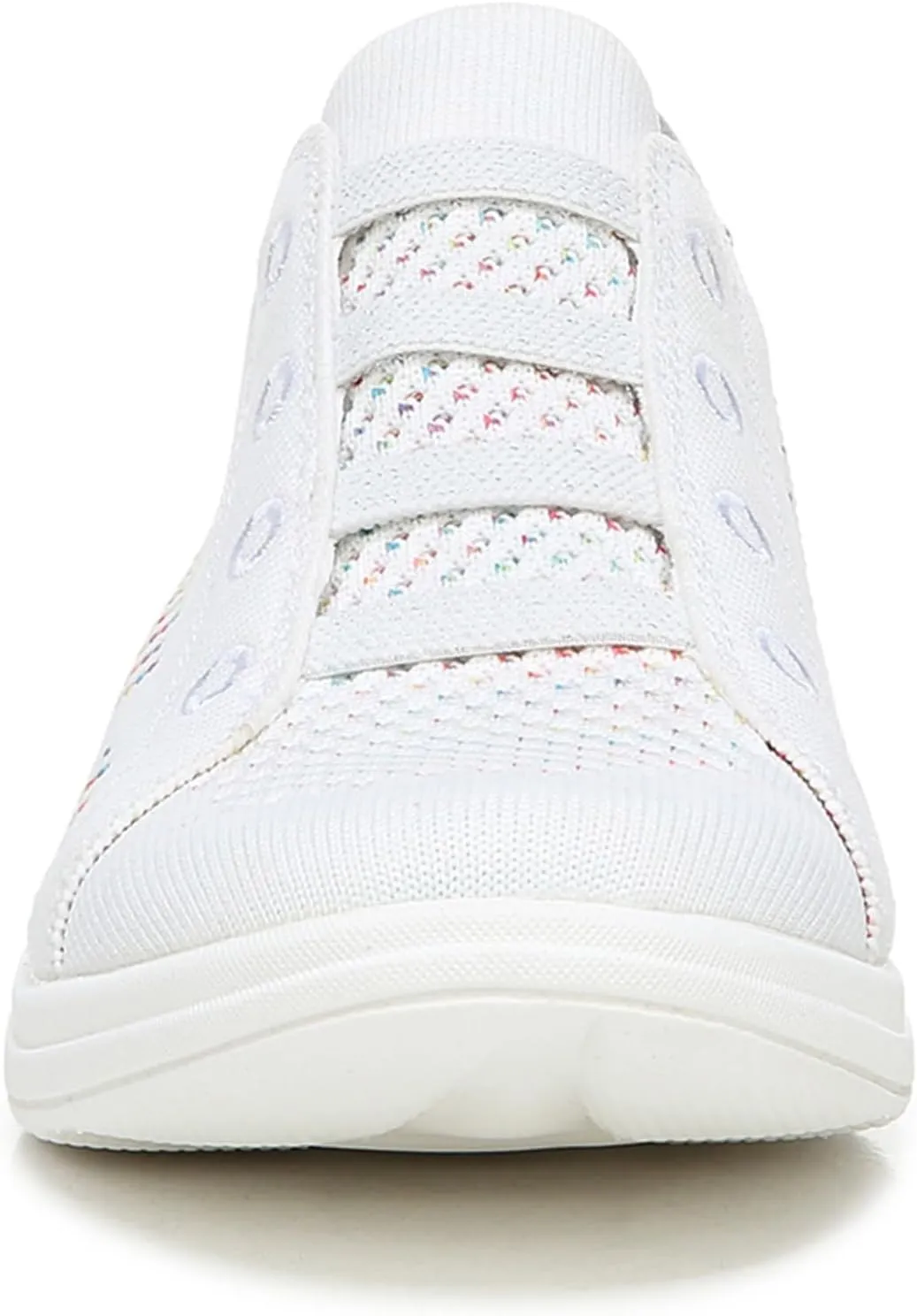 Bzees Womens Golden Knit Slip-On Sneaker