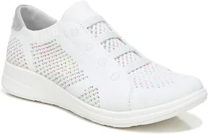 Bzees Womens Golden Knit Slip-On Sneaker
