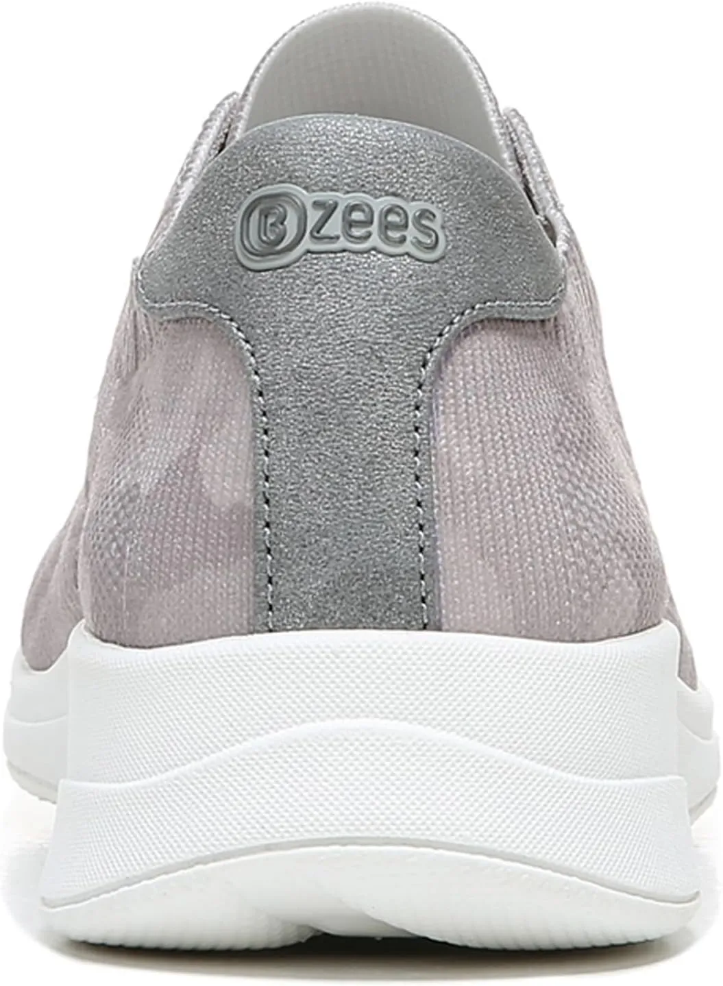 Bzees Womens Golden Knit Slip-On Sneaker