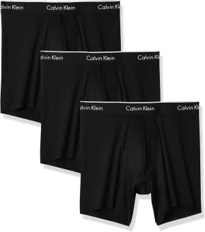 Calvin Klein Men's Microfiber Stretch 3-Pack Boxer Brief