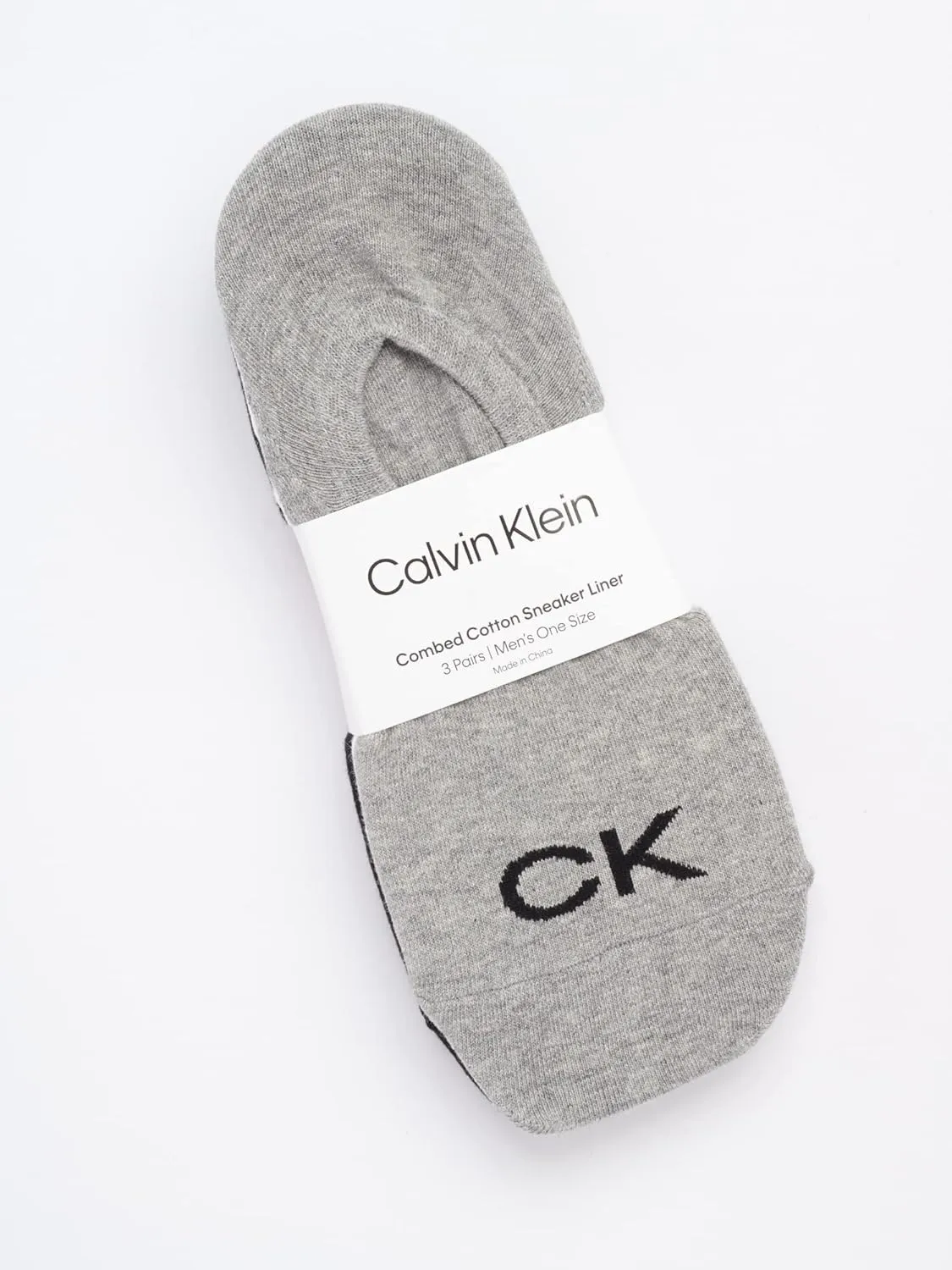 Calvin Klein Men's Socks – No Show Sneaker Liner Socks (3 Pairs)