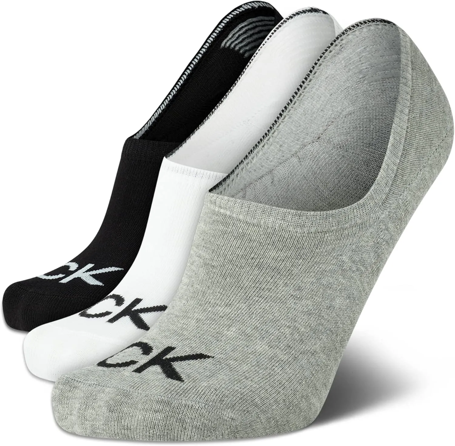 Calvin Klein Men's Socks – No Show Sneaker Liner Socks (3 Pairs)