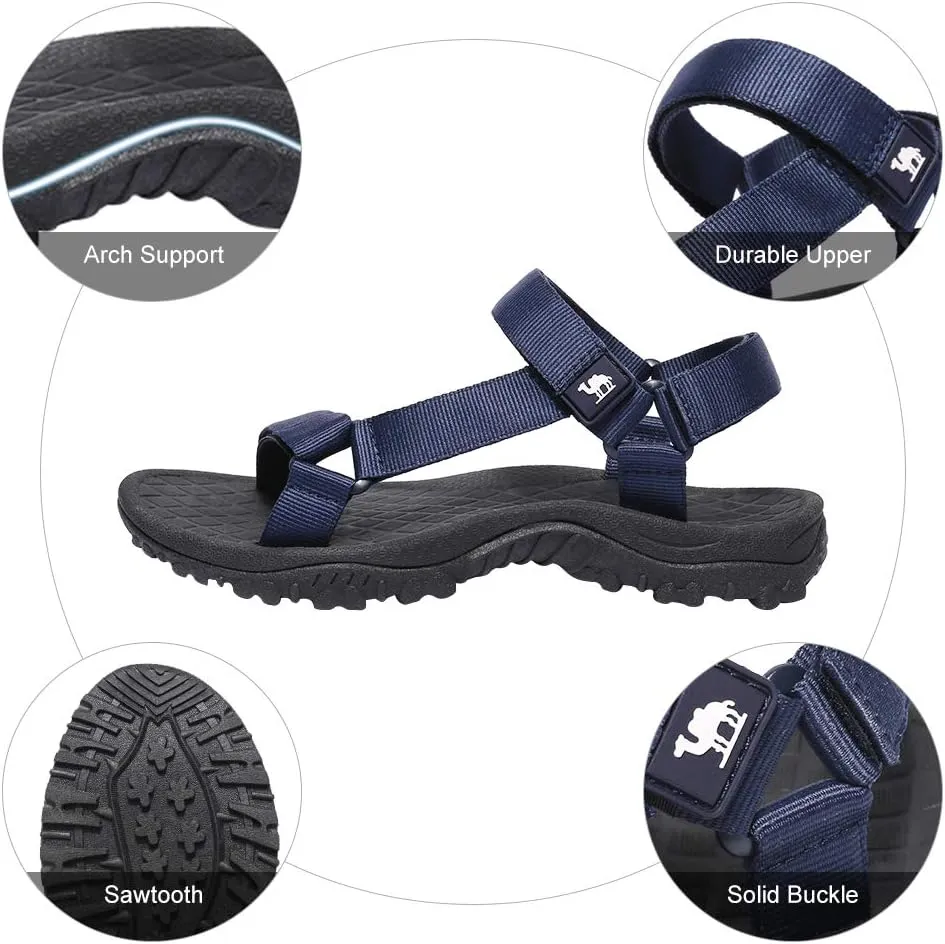 CAMEL CROWN Hiking Sport Sandals for Men Anti-skidding Water Sandals Comfortable Athletic Sandals for Outdoor Wading Beach
