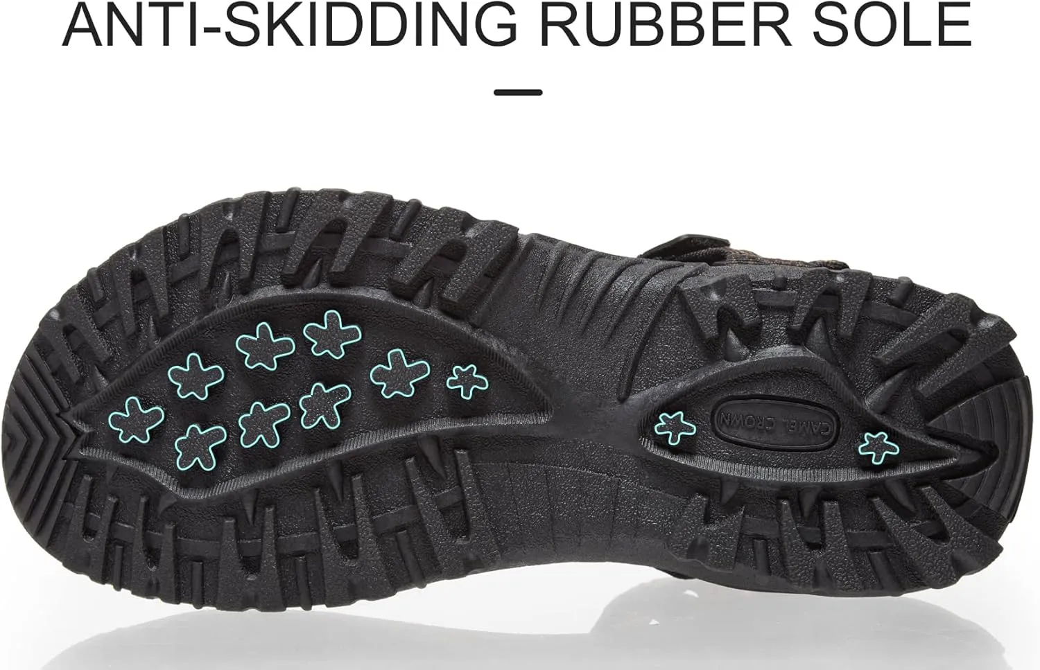 CAMEL CROWN Hiking Sport Sandals for Men Anti-skidding Water Sandals Comfortable Athletic Sandals for Outdoor Wading Beach