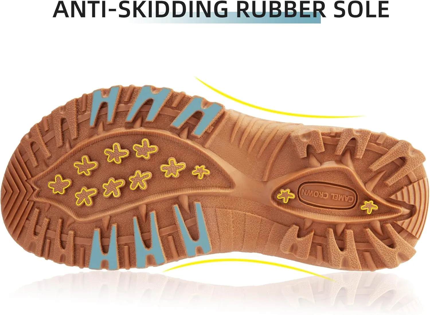 CAMEL CROWN Hiking Sport Sandals for Women Anti-skidding Water Sandals Comfortable Athletic Sandals for Outdoor Wading Beach
