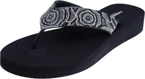 Capelli New York Ladies EVA Wedge Flip Flops
