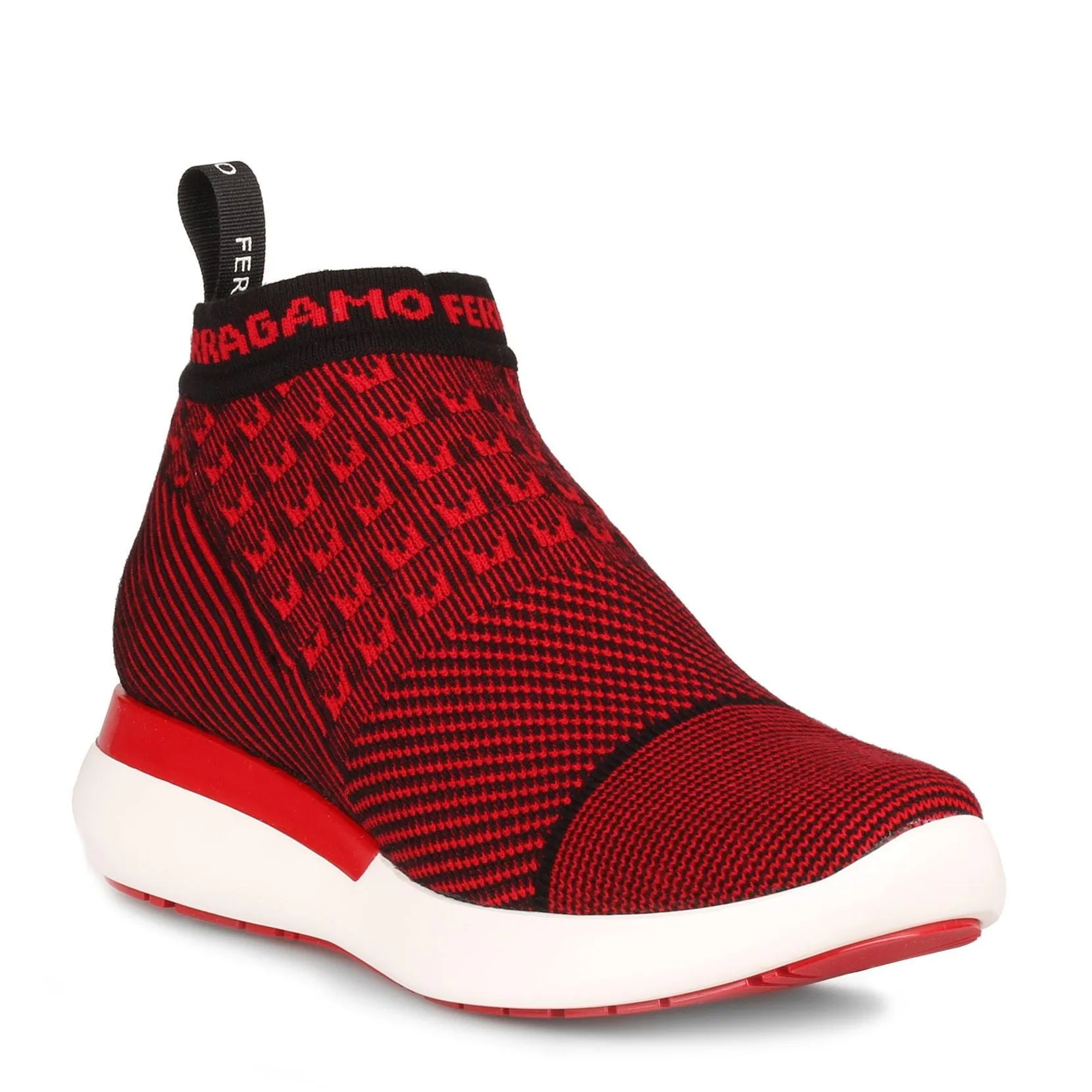 Caprera red stretch sneaker