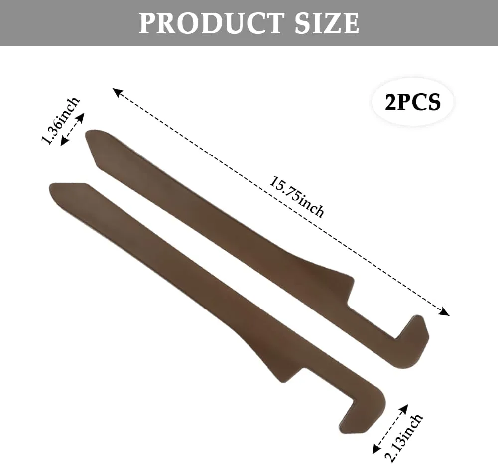 Car Seat Gap Filler,Super Flexible Car Side Seat Gap Filler Car Accessories for Women & Men,Universal CCar Organizer Between Seats for Tightly Filling Seat Gaps(Brown/2PCS)
