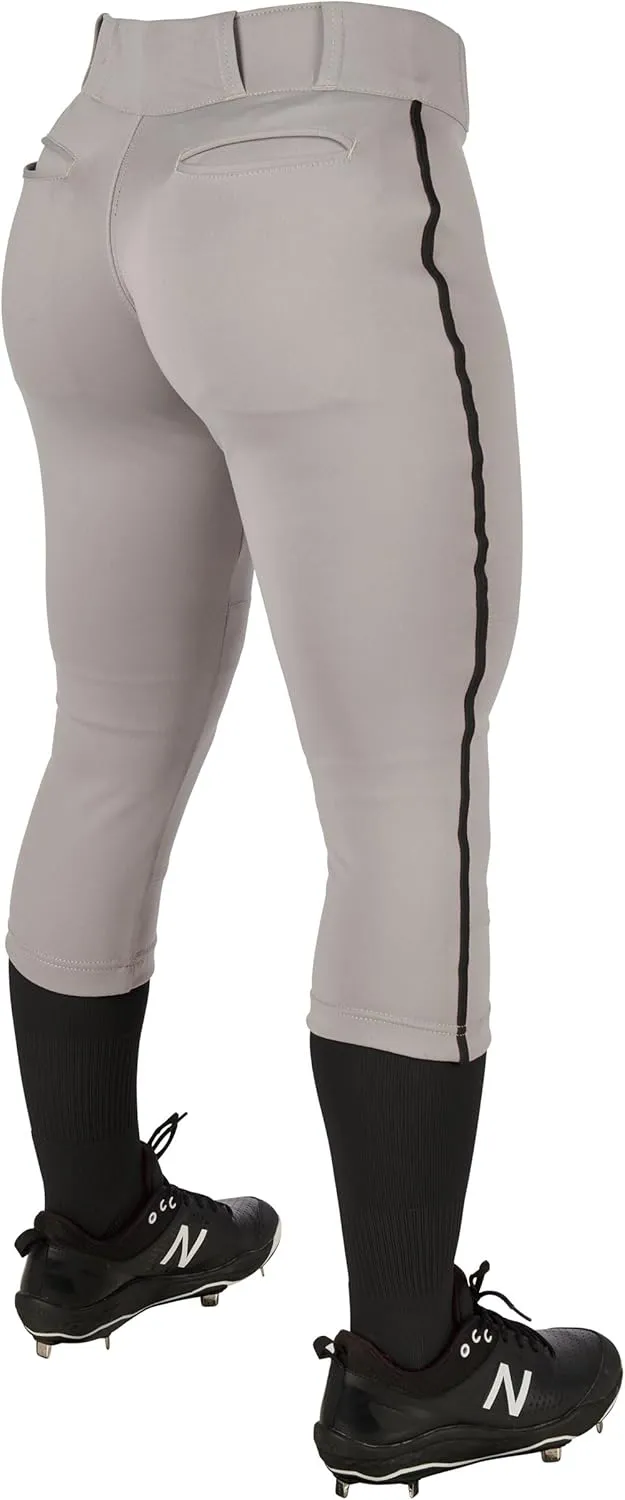 CHAMPRO Women's Tournament Low Rise Softball Pants with Side Piping