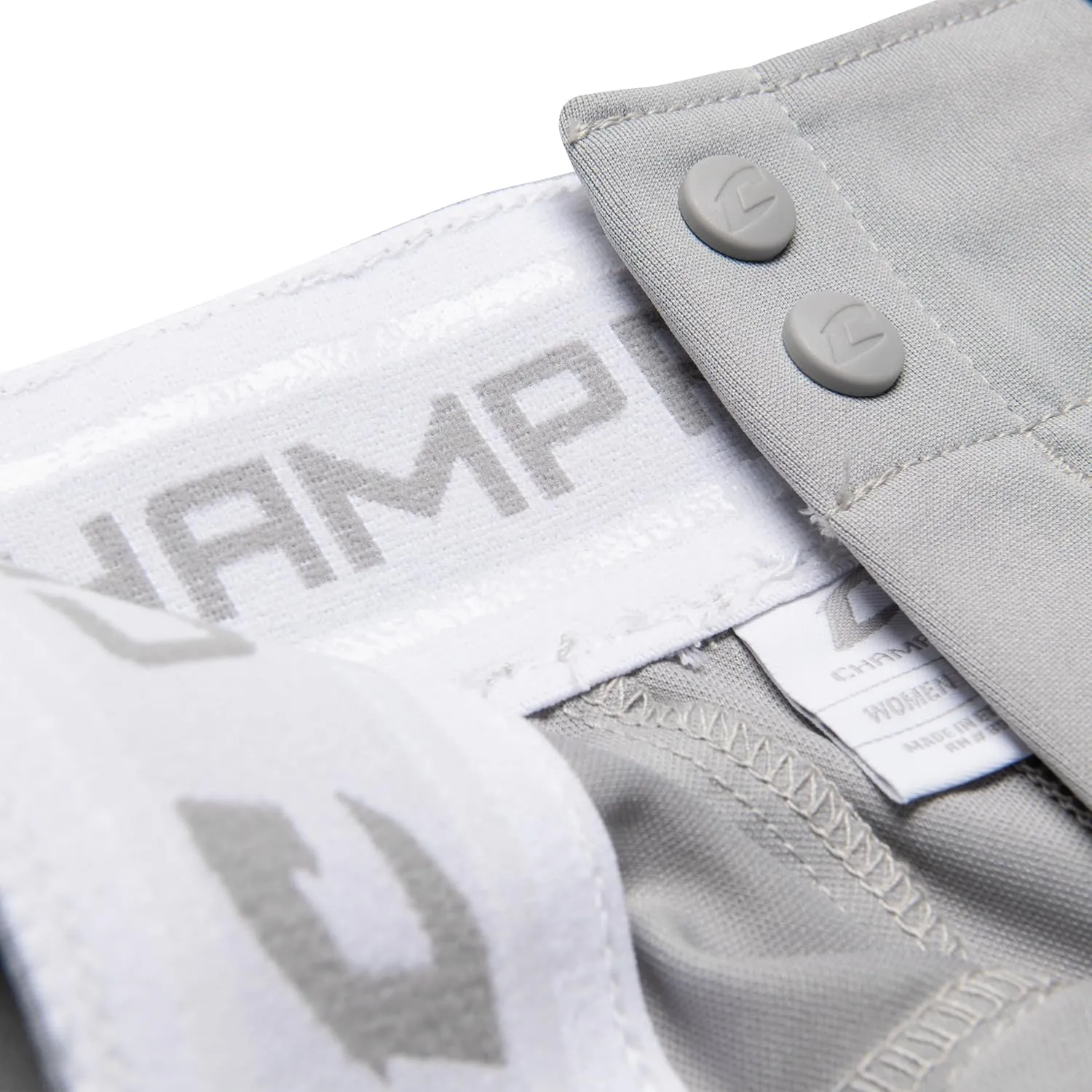 CHAMPRO Women's Tournament Low Rise Softball Pants with Side Piping