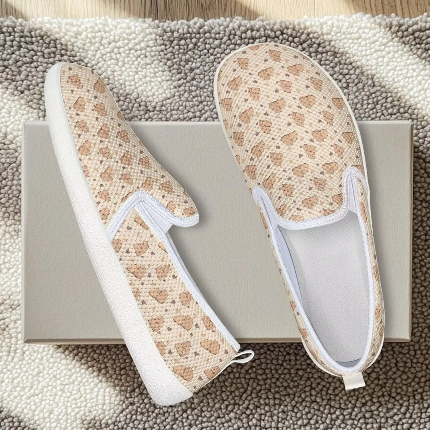 chaqlin Ladies Flats Dress Clothes Shoes Animal Print Comfortable Slip On Work Office Business Loafers Casual Barefoot Clipper