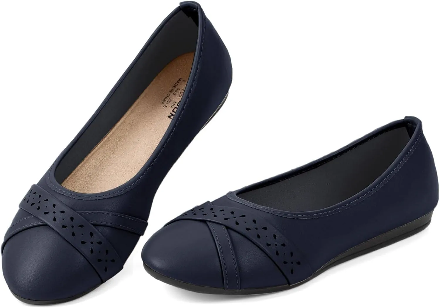 CHIN·MOON Women's Ballet Flats Comfortable Dressy Walking Dress Casual Shoes