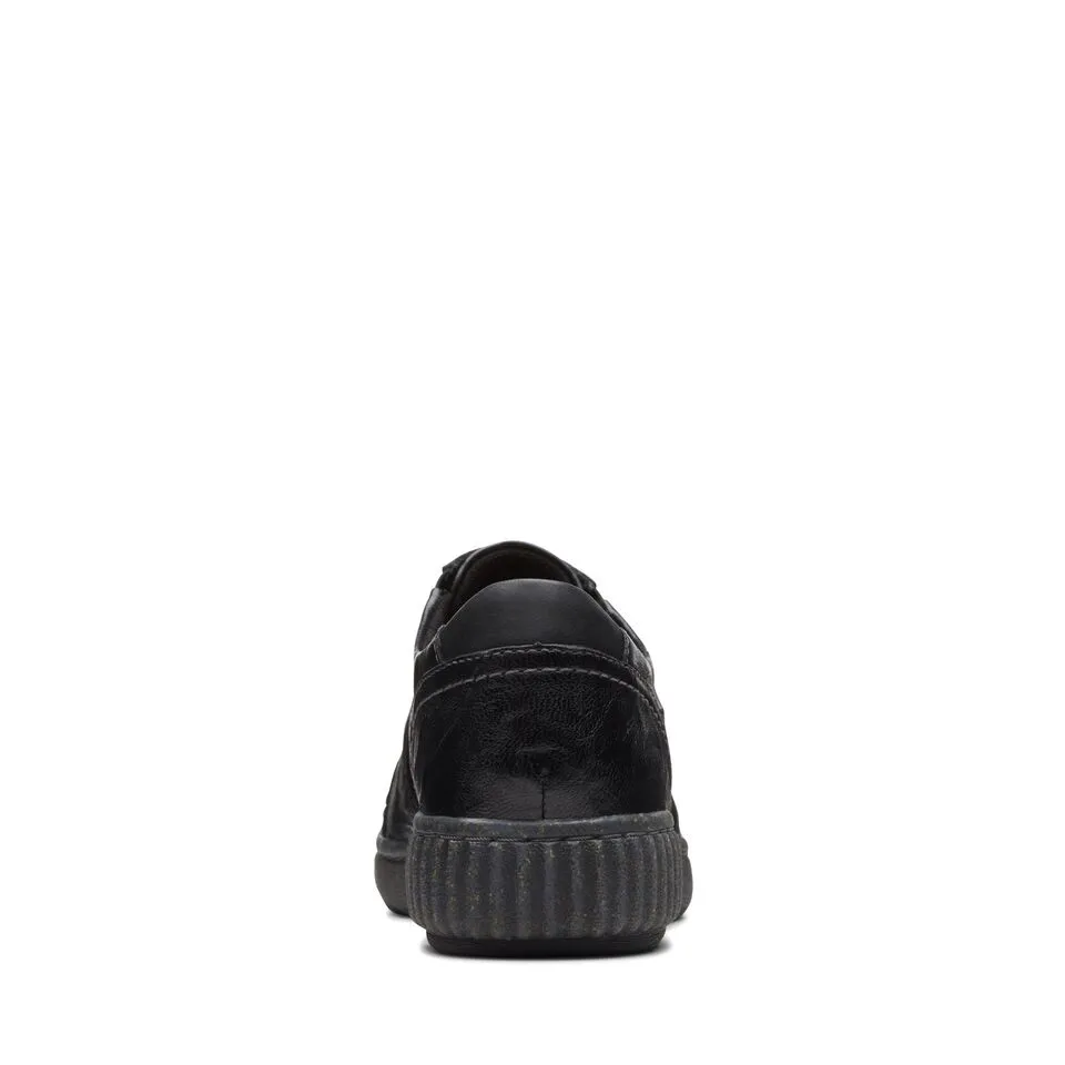 Clarks Women's Magnolia Zip Navy | Black Leather