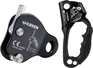 Climbing Ascender Fall Protection Belay Device Climbing Rope Grab for Rock Climbing, Climbing Hand Ascender Outdoor