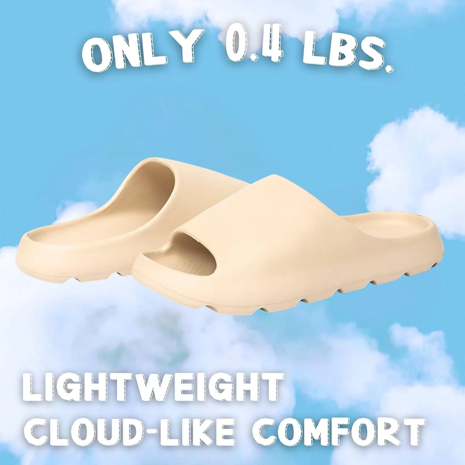 Cloud Slippers for Women and Men Soft Ultra Cushion Pillow Slide Sandals Summer Beach Shoes with Thick Sole