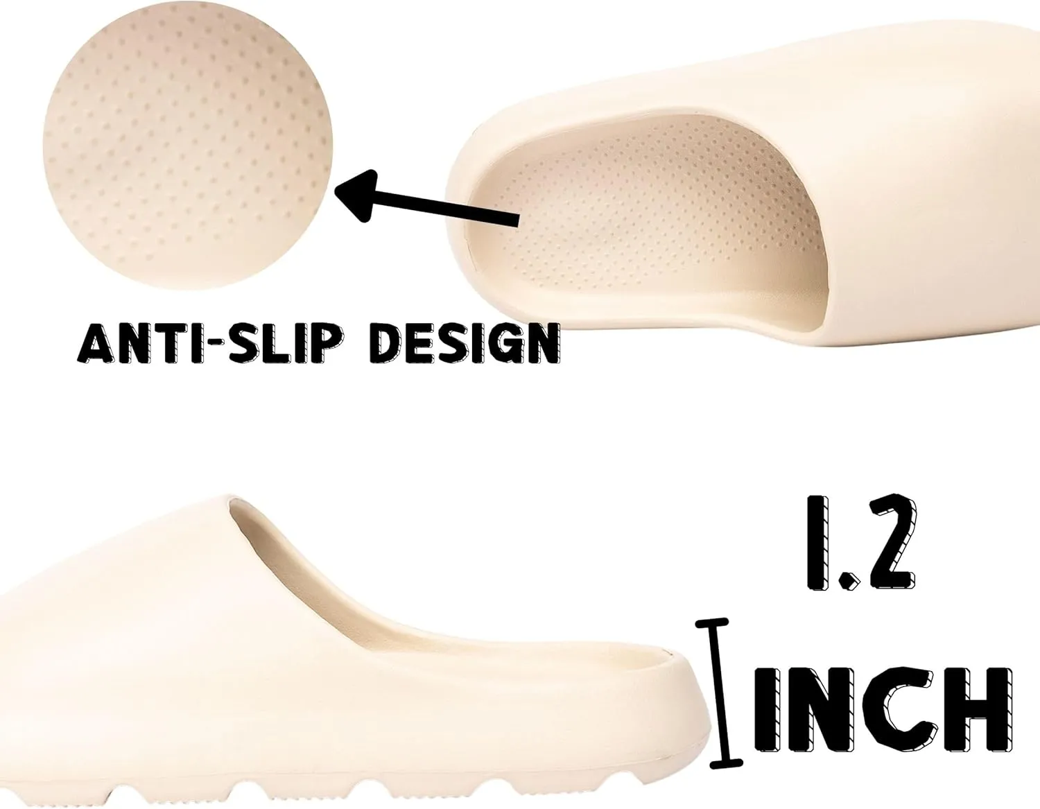 Cloud Slippers for Women and Men Soft Ultra Cushion Pillow Slide Sandals Summer Beach Shoes with Thick Sole