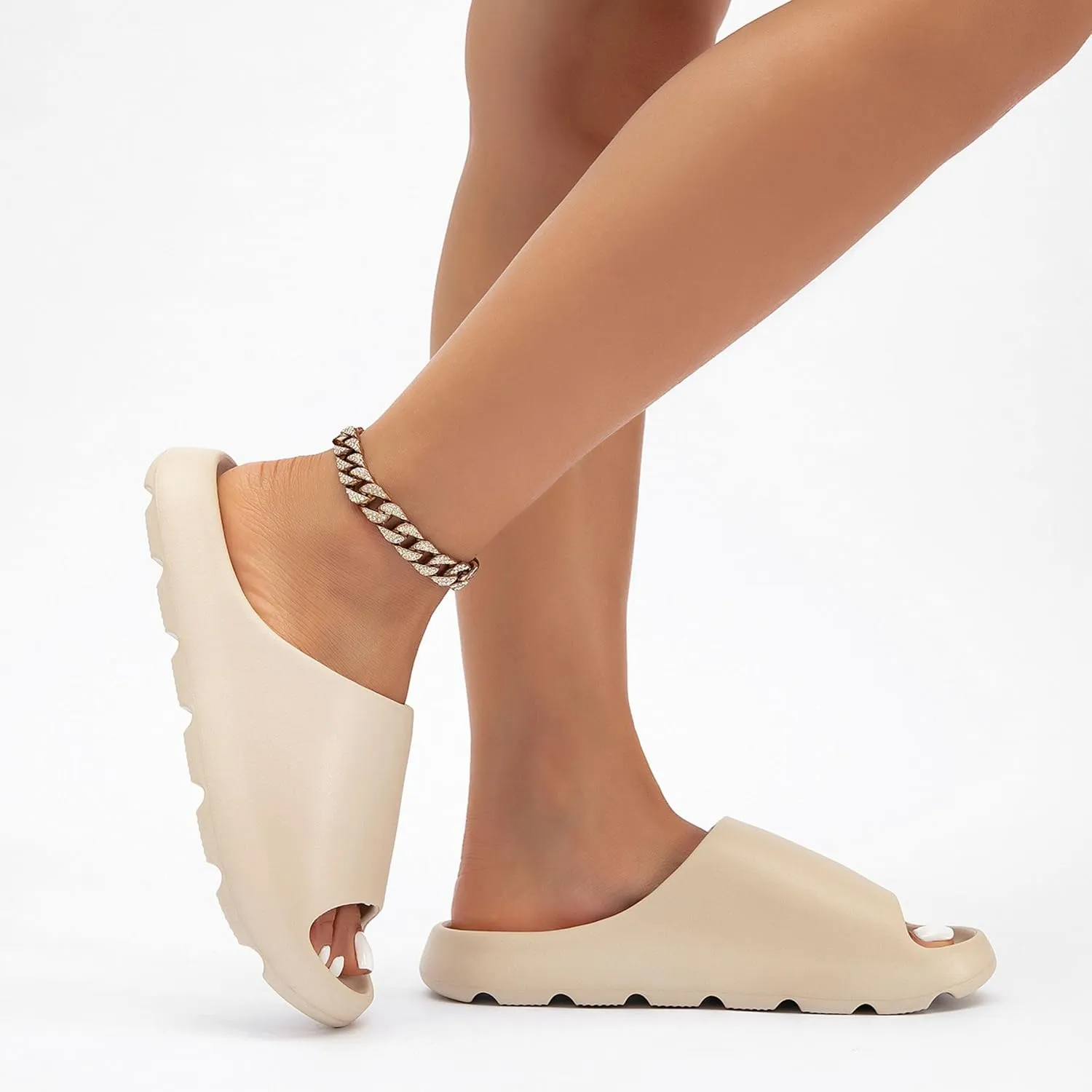 Cloud Slippers for Women and Men Soft Ultra Cushion Pillow Slide Sandals Summer Beach Shoes with Thick Sole