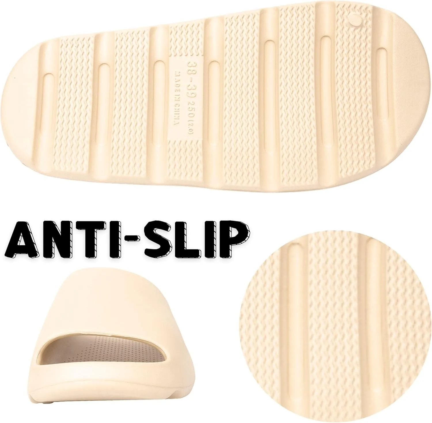 Cloud Slippers for Women and Men Soft Ultra Cushion Pillow Slide Sandals Summer Beach Shoes with Thick Sole