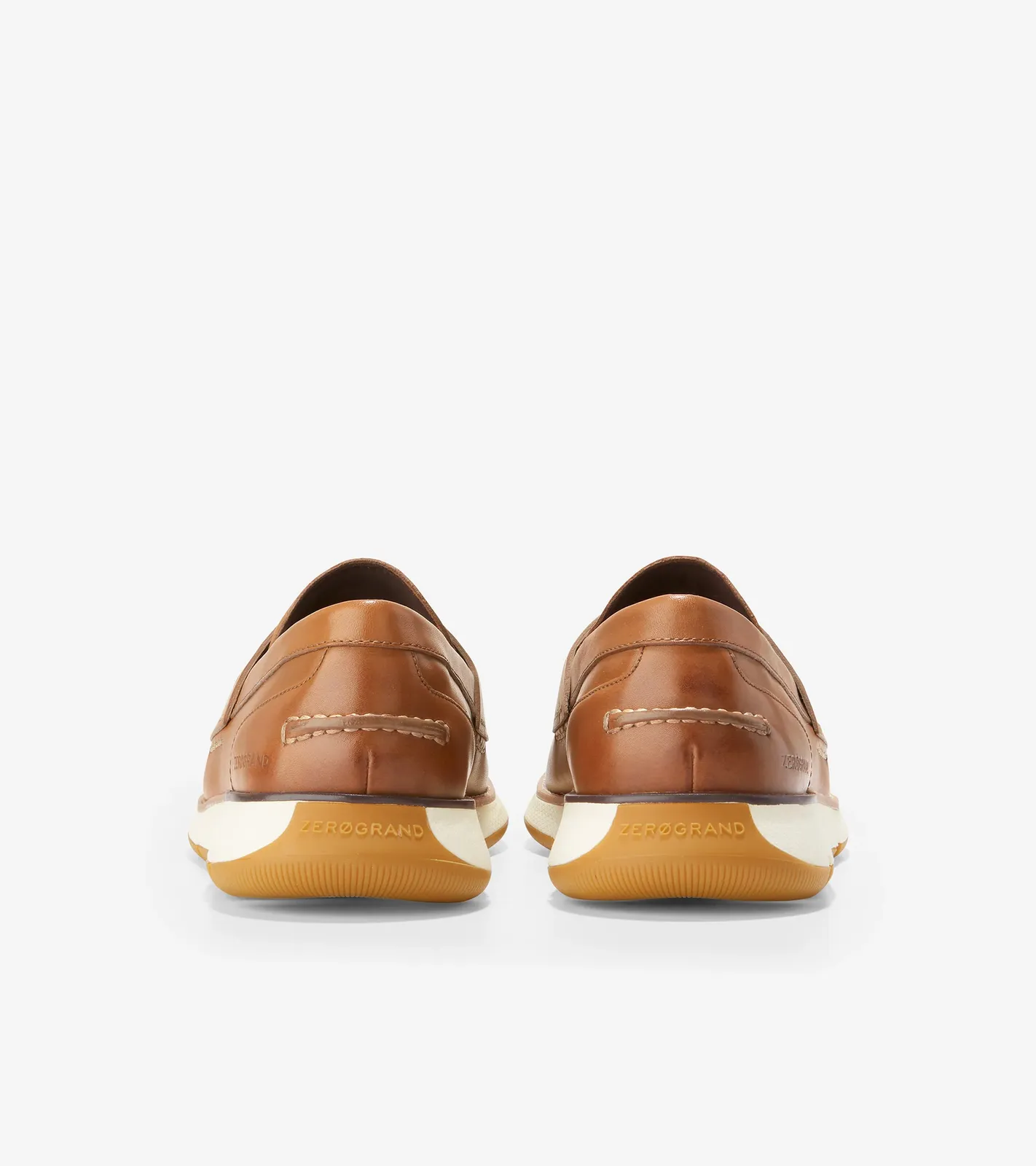 Cole Haan Men's 4.ZERØGRAND Loafer CH British Tan Ivory Leather C34025