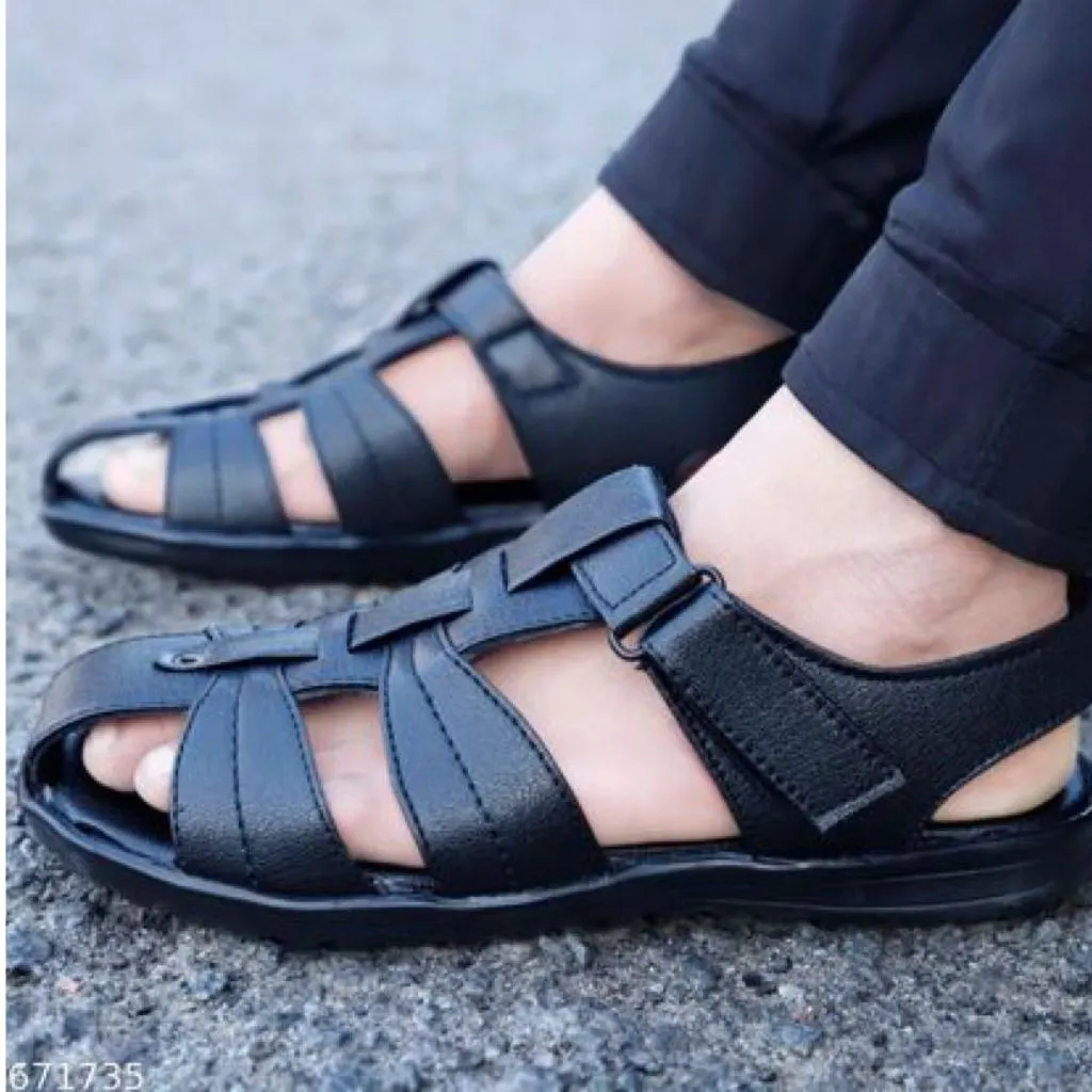 Comfortable Twister Synthetic Leather Sandals For Men