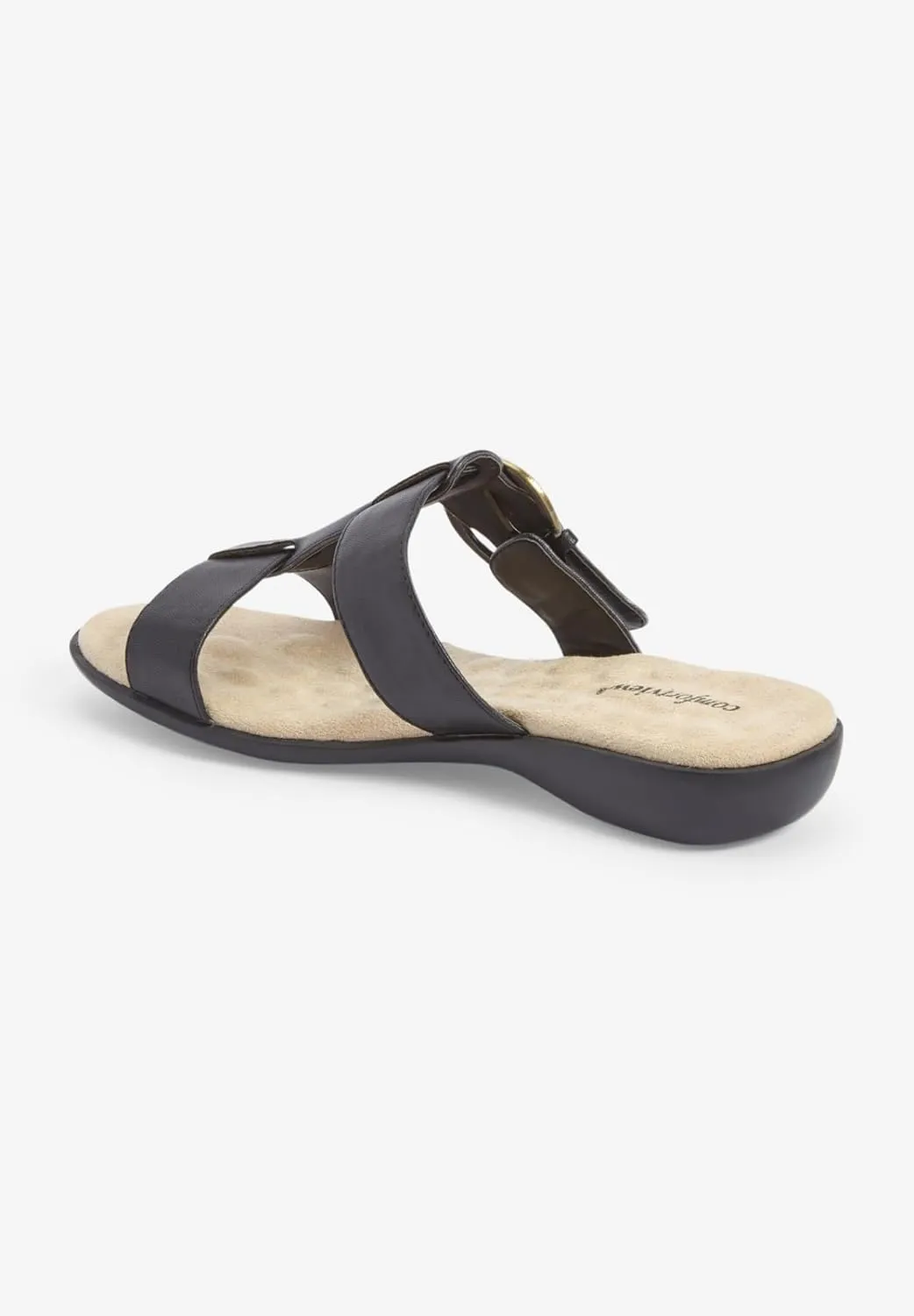 Comfortview Women's The Dawn Slip On Sandal (Wide Widths Available)
