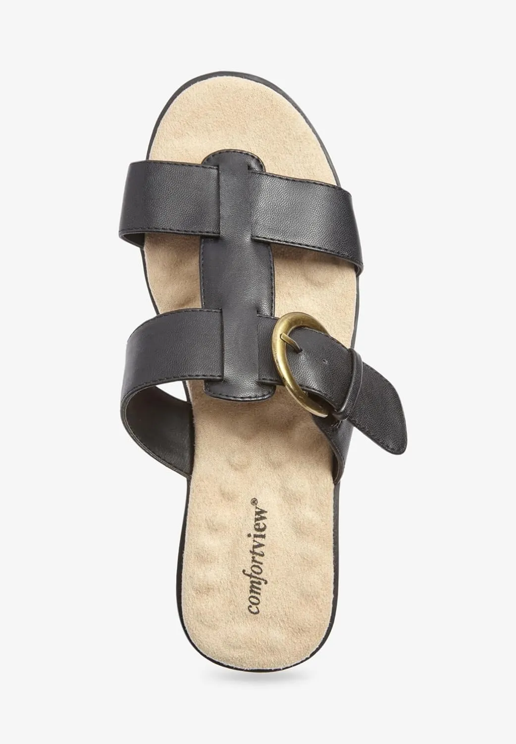 Comfortview Women's The Dawn Slip On Sandal (Wide Widths Available)