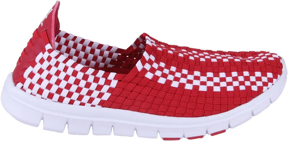 Comfy Feet NCAA Woven Colors Comfy Slip On Shoes