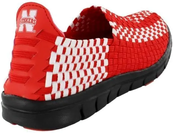Comfy Feet NCAA Woven Colors Comfy Slip On Shoes