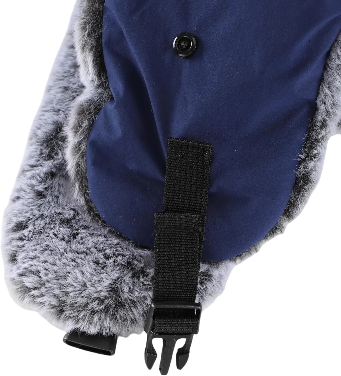 Connectyle Trapper Hat for Men Women Faux Fur Lined Winter Hat with Face Mask Water Repellent Cold Weater Outdoor Hat