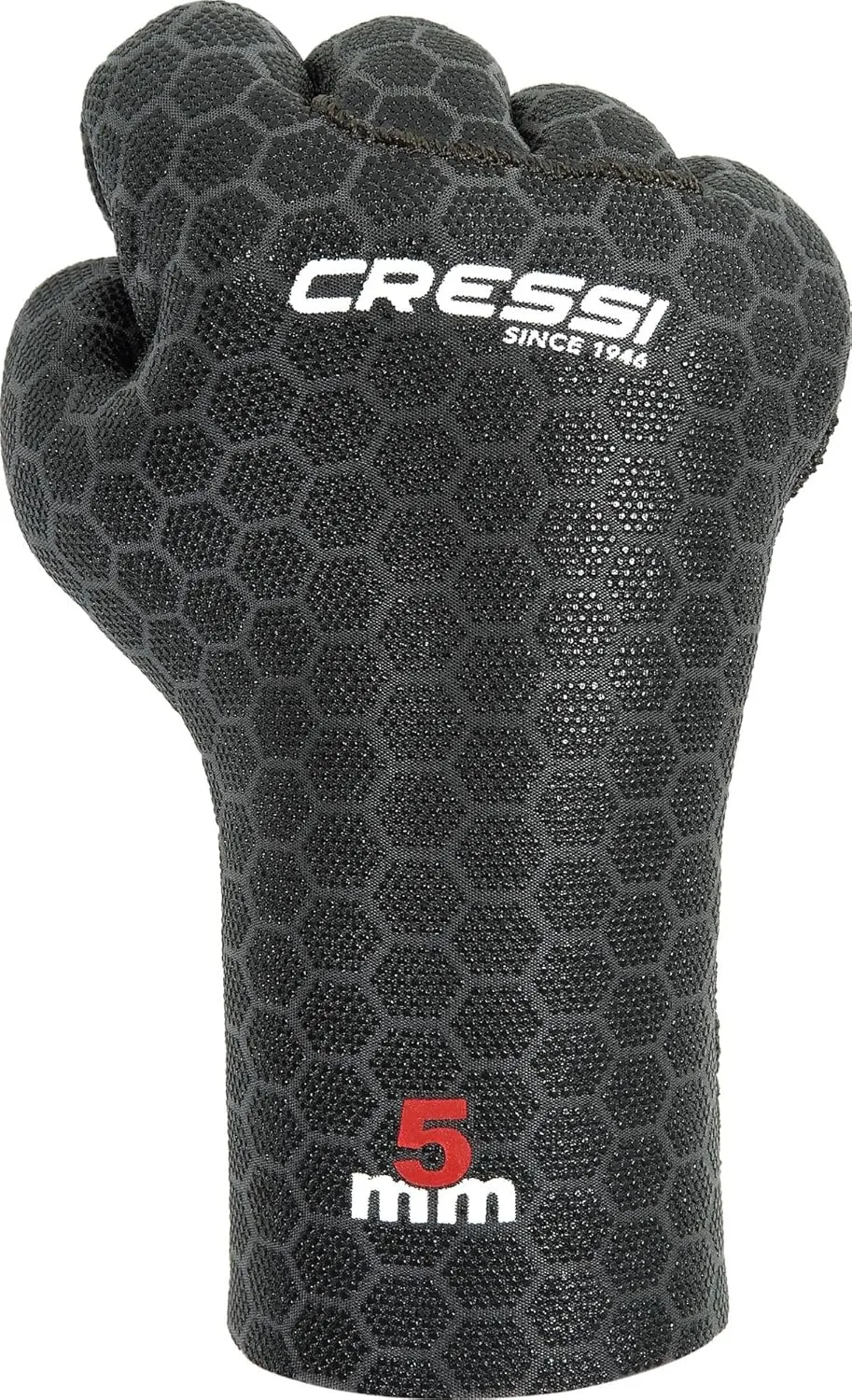 Cressi Adult 5-Fingers Diving Gloves - Neoprene Thermal Protection - for Any Water Activity - High Stretch Gloves: Designed in Italy
