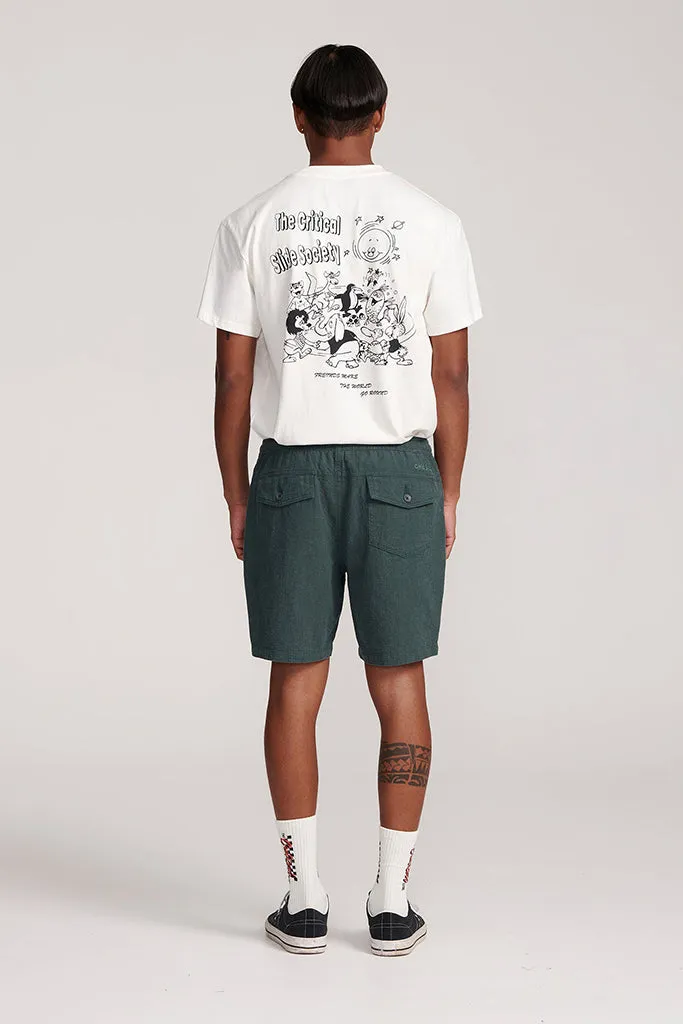 Critical Slide Cruiser Linen Walkshort Green