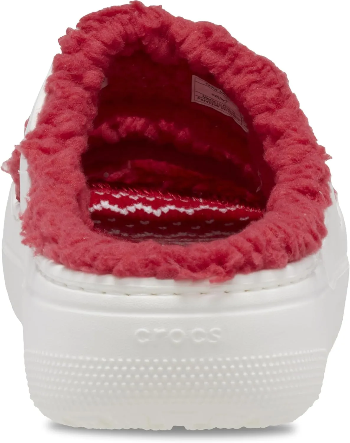 Crocs Unisex-Adult Classic Cozzzy Platform Sandals | Fuzzy Slippers Slide