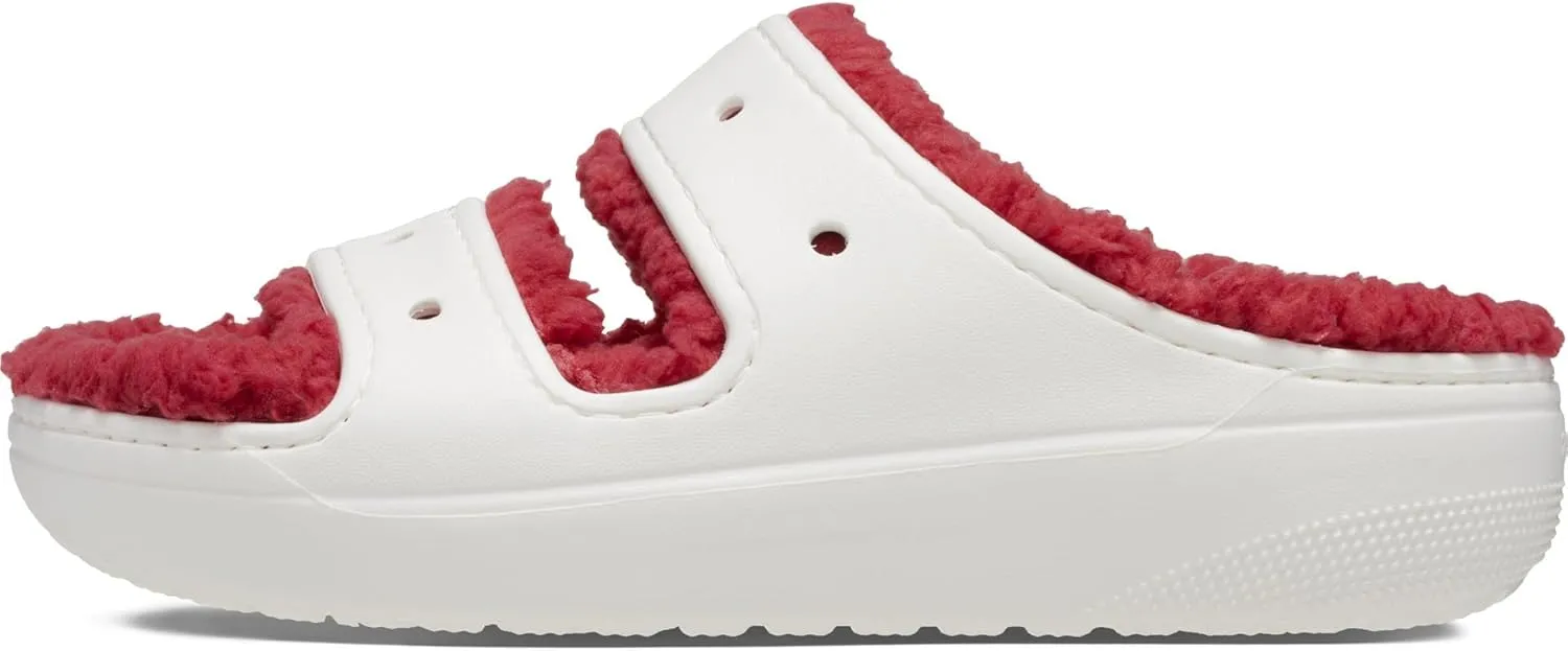 Crocs Unisex-Adult Classic Cozzzy Platform Sandals | Fuzzy Slippers Slide