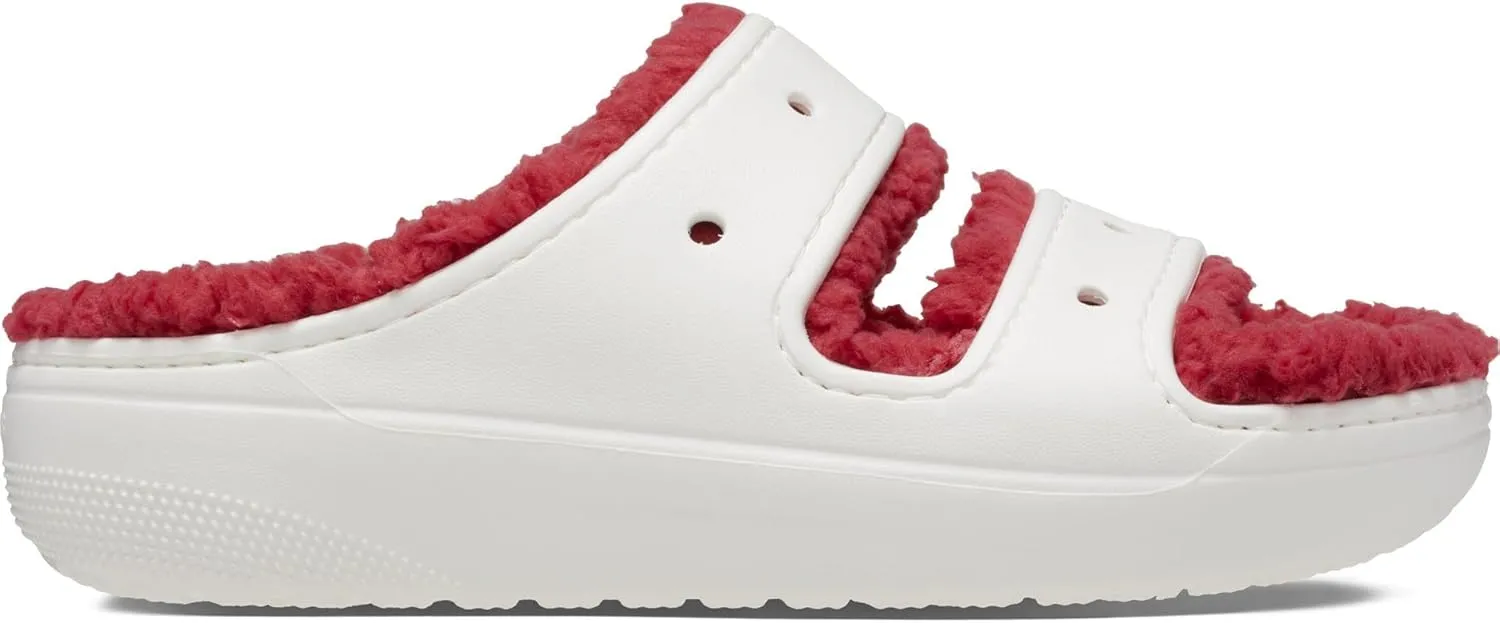Crocs Unisex-Adult Classic Cozzzy Platform Sandals | Fuzzy Slippers Slide