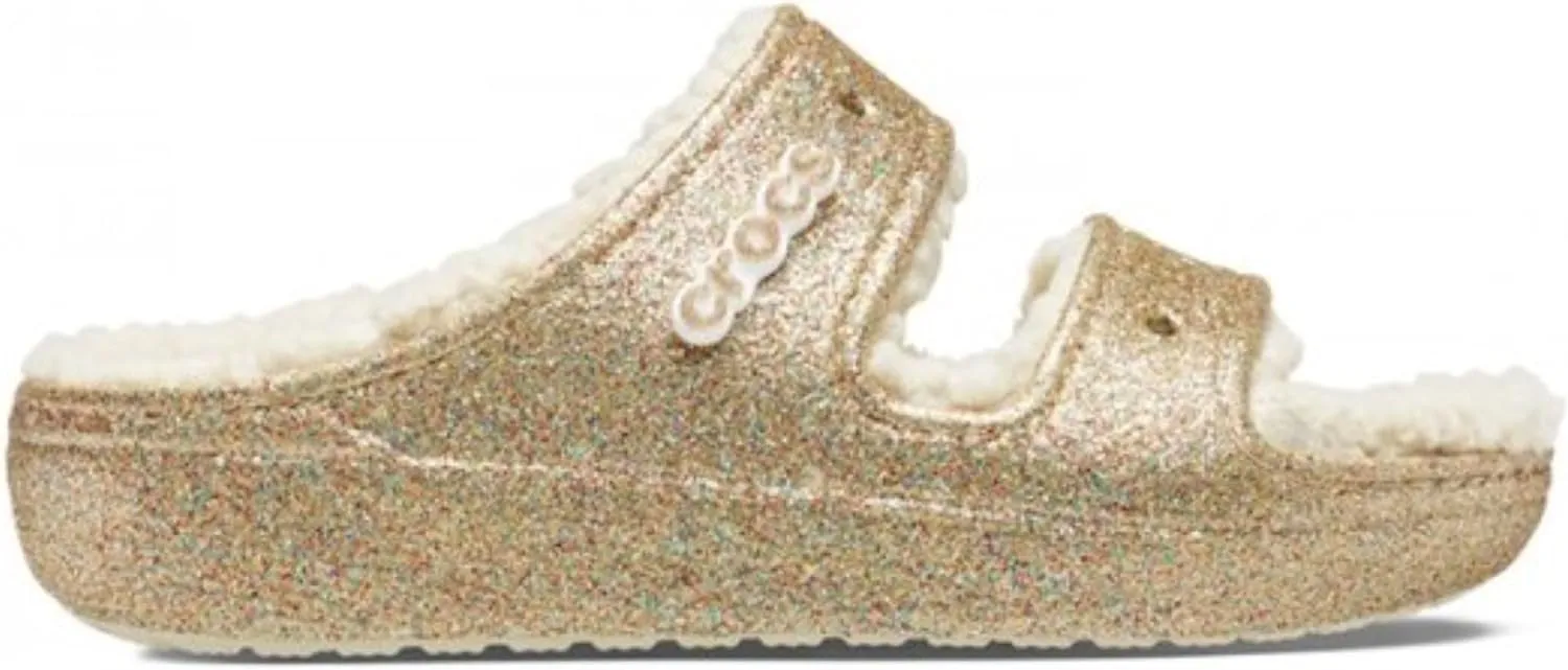 Crocs Unisex-Adult Classic Cozzzy Platform Sandals | Fuzzy Slippers Slide