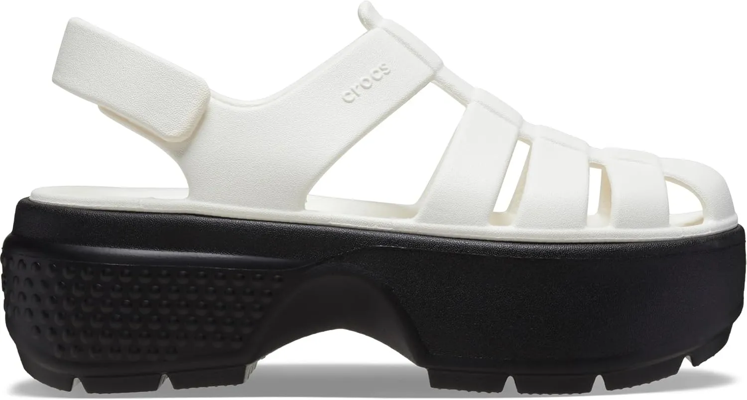 Crocs Unisex-Adult Stomp Fisherman Sandal Heeled