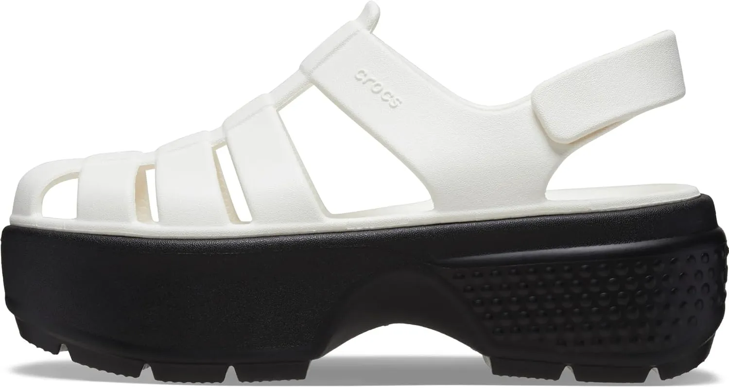 Crocs Unisex-Adult Stomp Fisherman Sandal Heeled