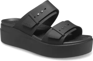 Crocs Women's Brooklyn Buckle Low Wedge, Platform Sandals