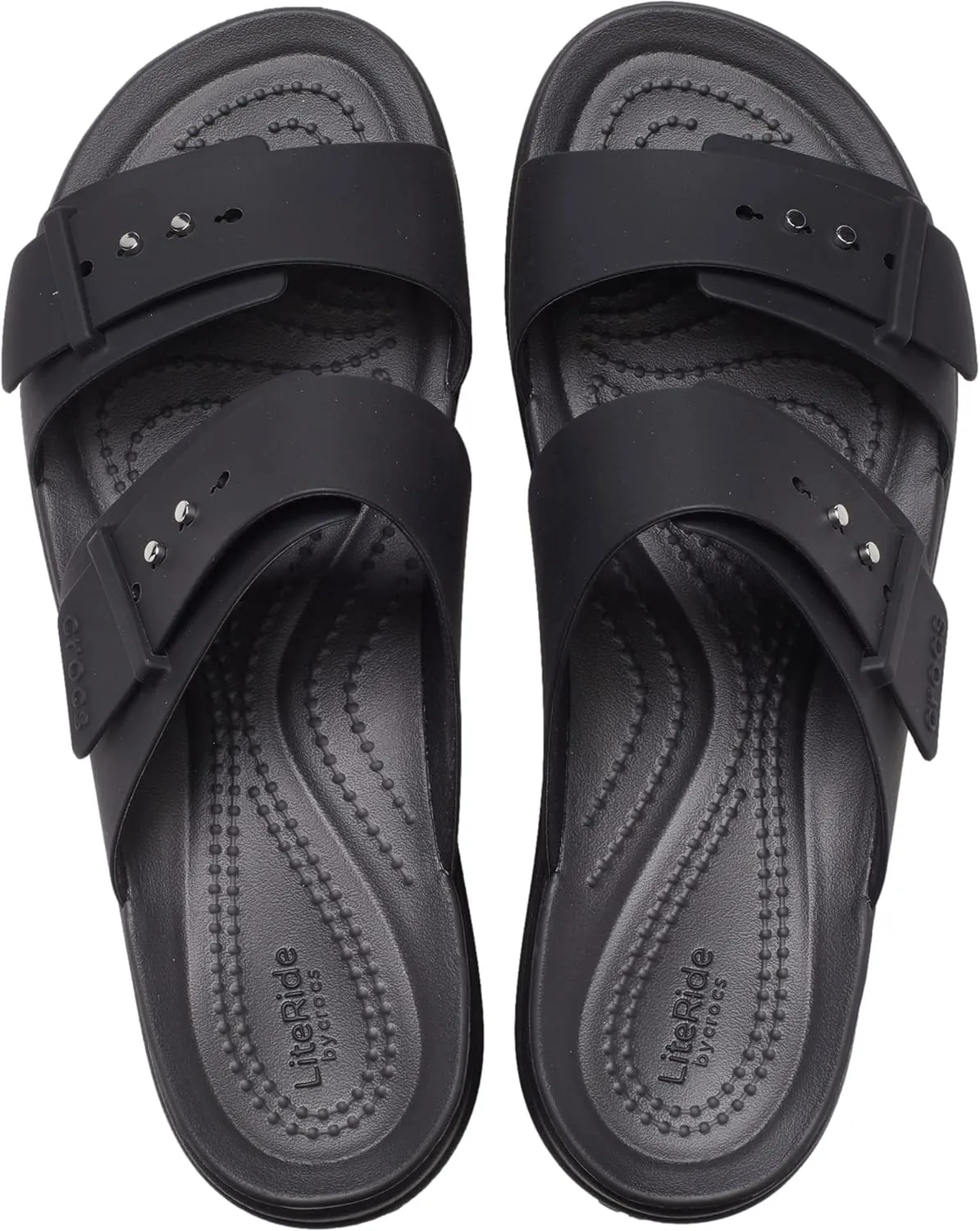 Crocs Women's Brooklyn Buckle Low Wedge, Platform Sandals