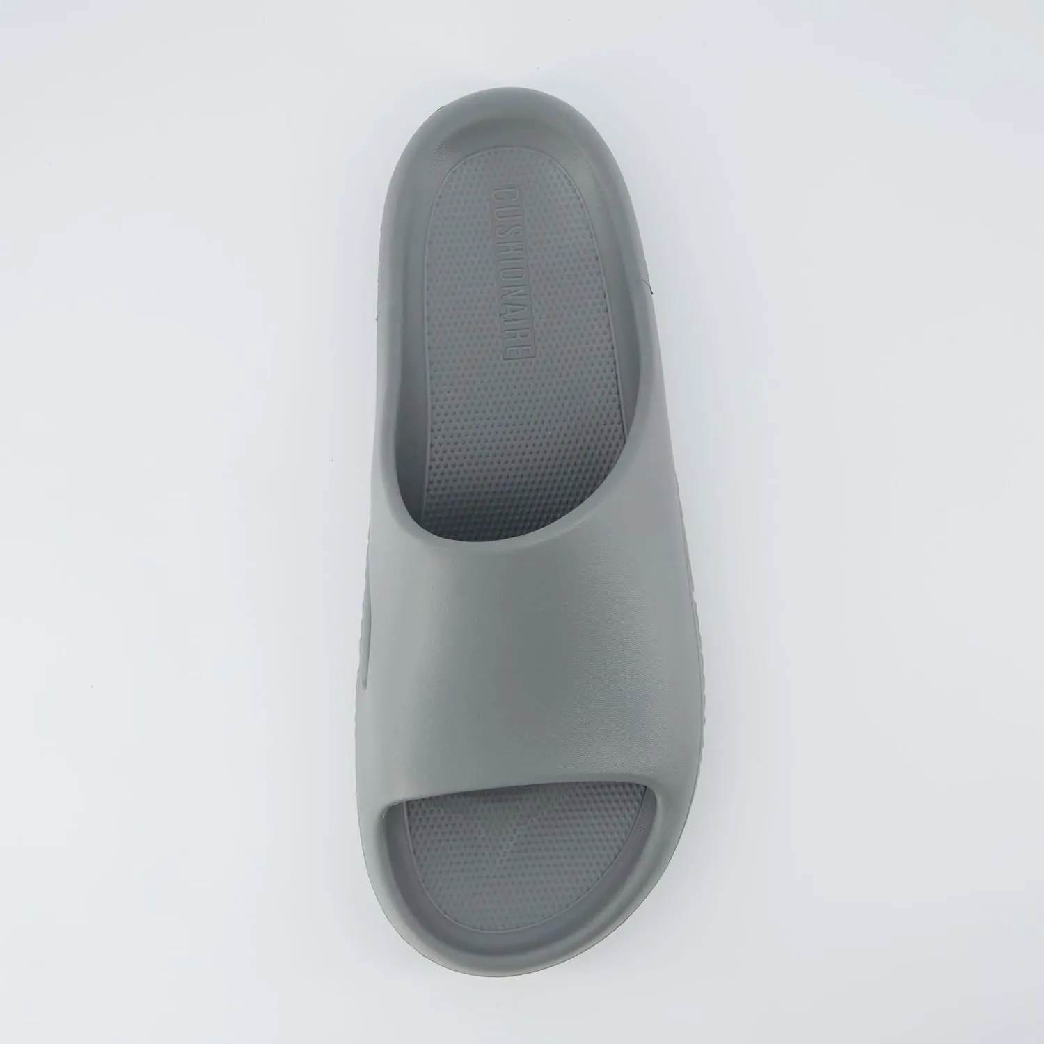 CUSHIONAIRE Men's Galaxy pool slides with  Comfort