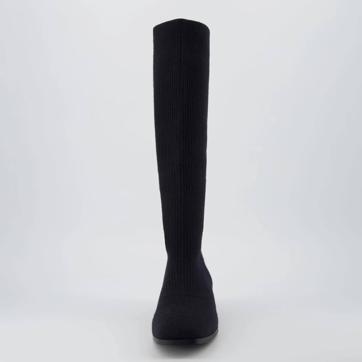 CUSHIONAIRE Rialto Women’s Knee-High Stretch Boot – Slip-On Tall Shaft Boot with Memory Foam & Low Block Heel