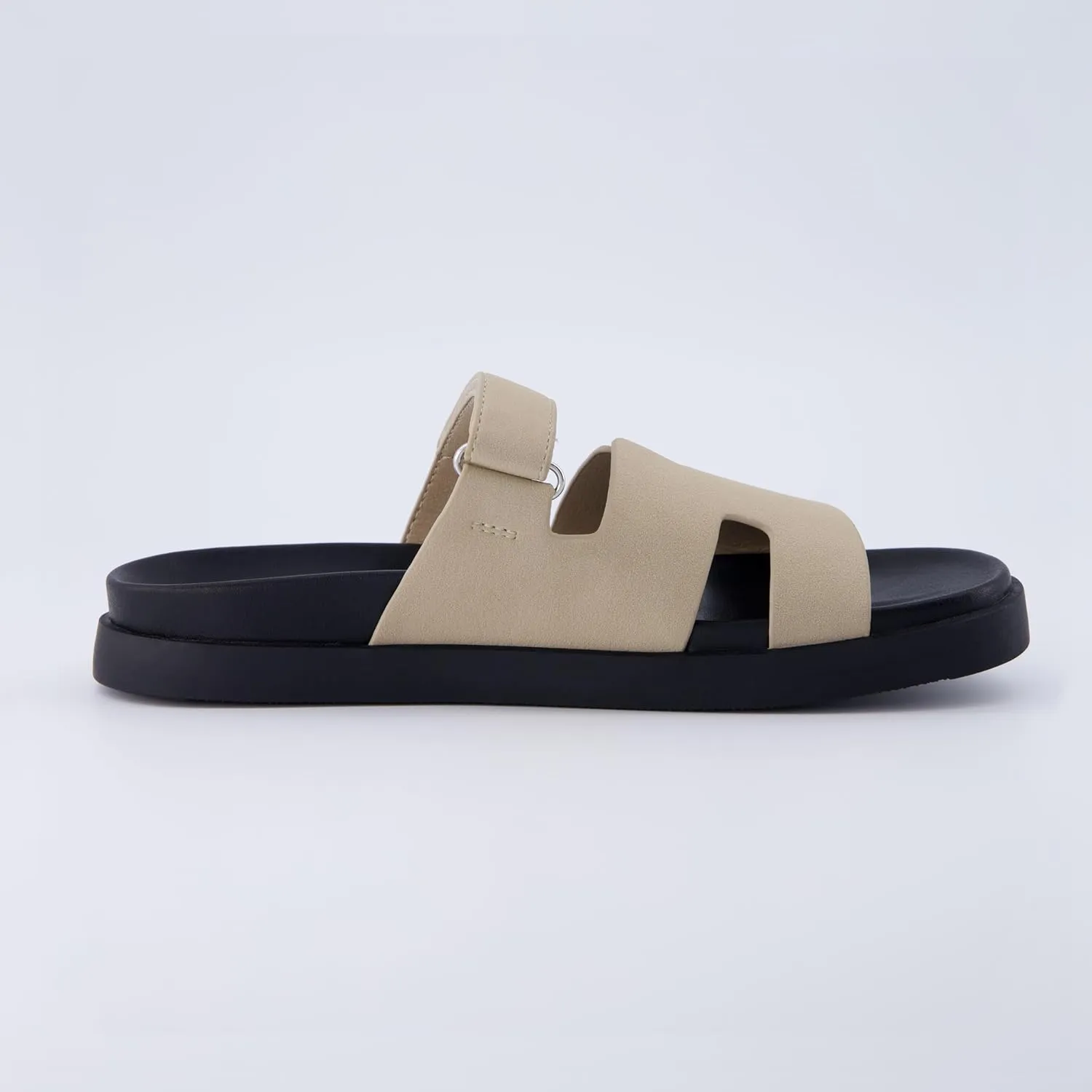 CUSHIONAIRE Women's Lotto footbed sandal with  Comfort, Wide Widths Available