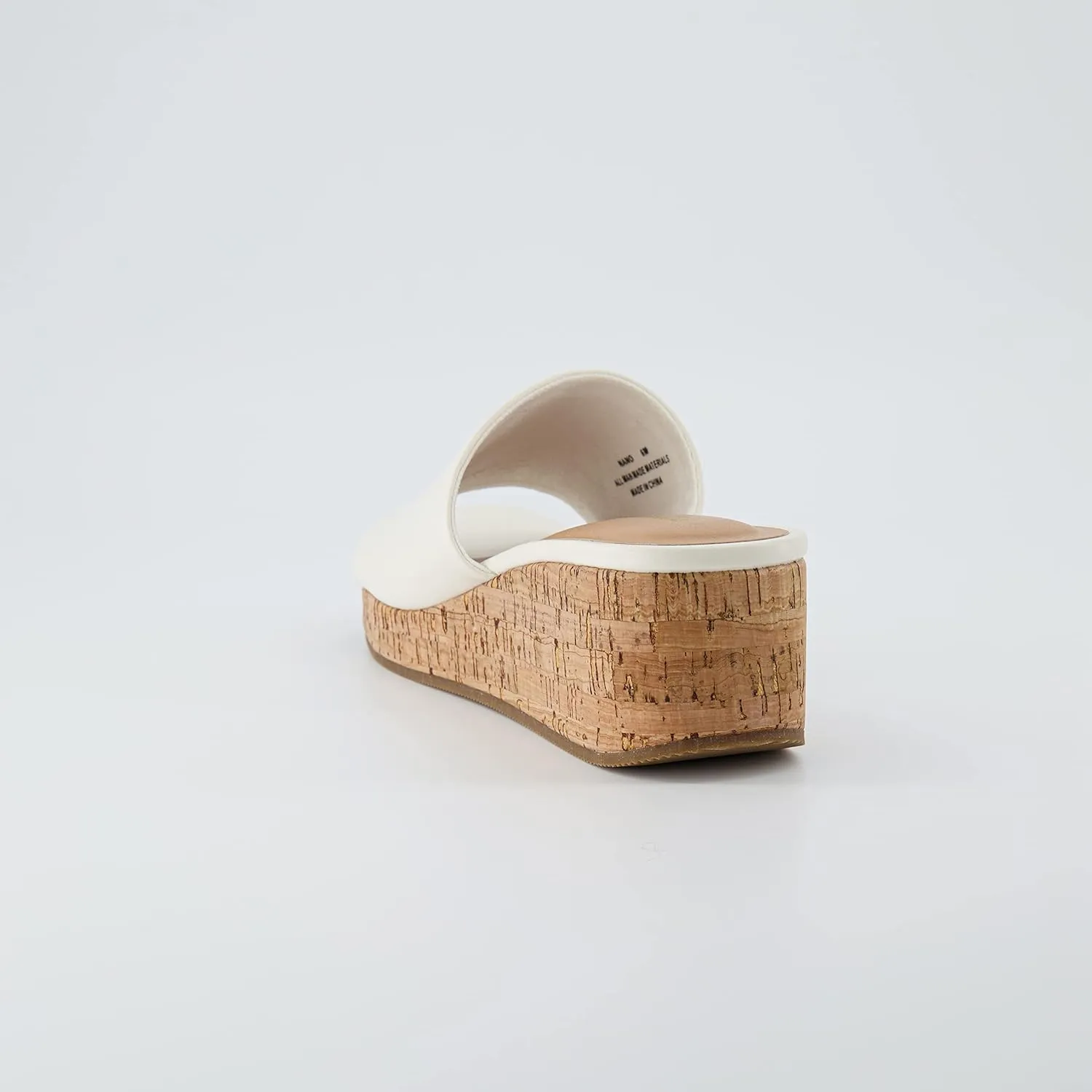 CUSHIONAIRE Women's Nano cork wedge sandal  Memory Foam, Wide Widths Available