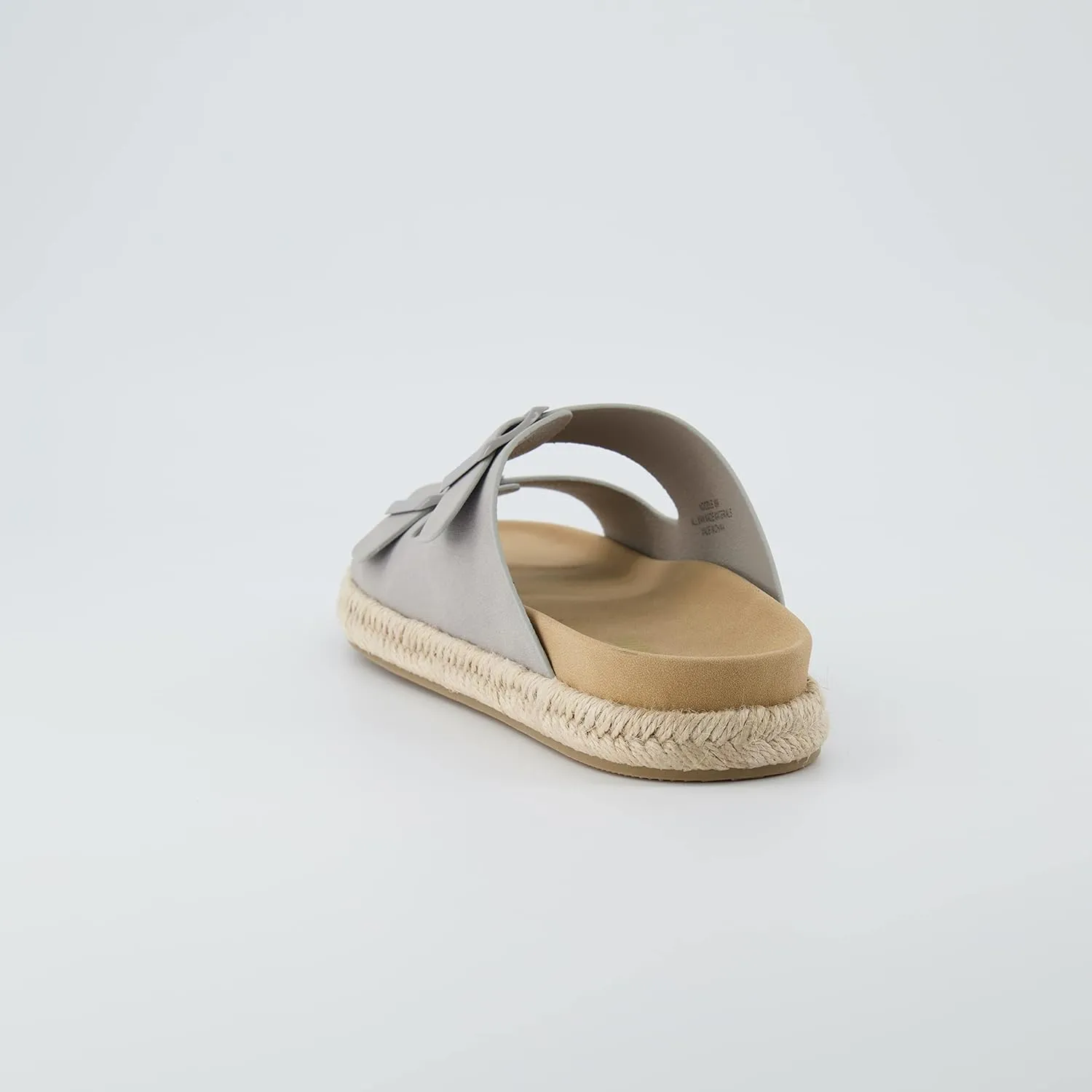 CUSHIONAIRE Women's Noodle Espadrille footbed sandal with  Comfort, Wide Widths Available