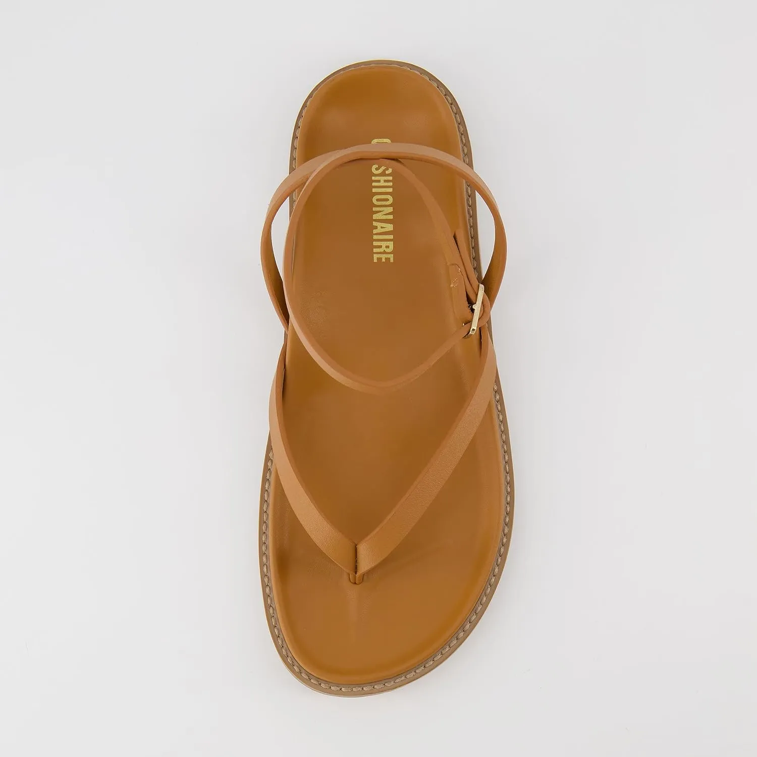 CUSHIONAIRE Women's Novel footbed sandal with  Comfort, Wide Widths Available