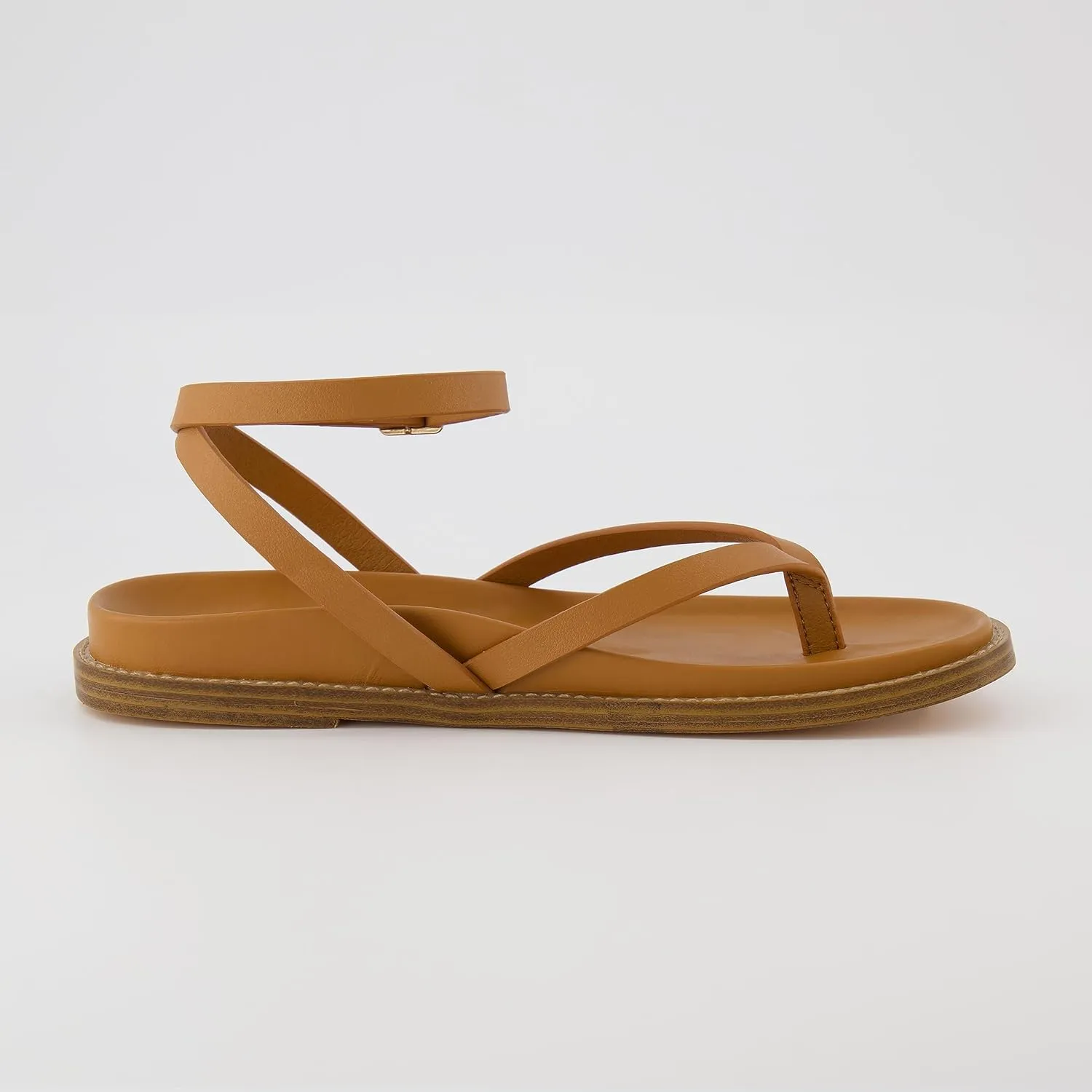 CUSHIONAIRE Women's Novel footbed sandal with  Comfort, Wide Widths Available